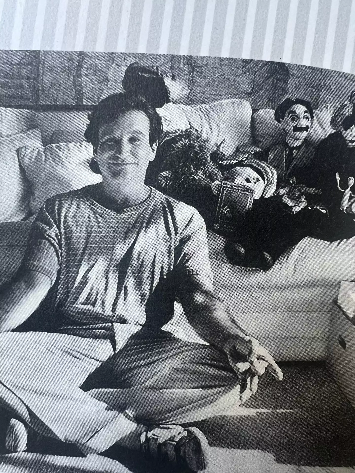 Robin Williams left people in hysterics with his impressions and voices.(Zak Williams/Twitter)