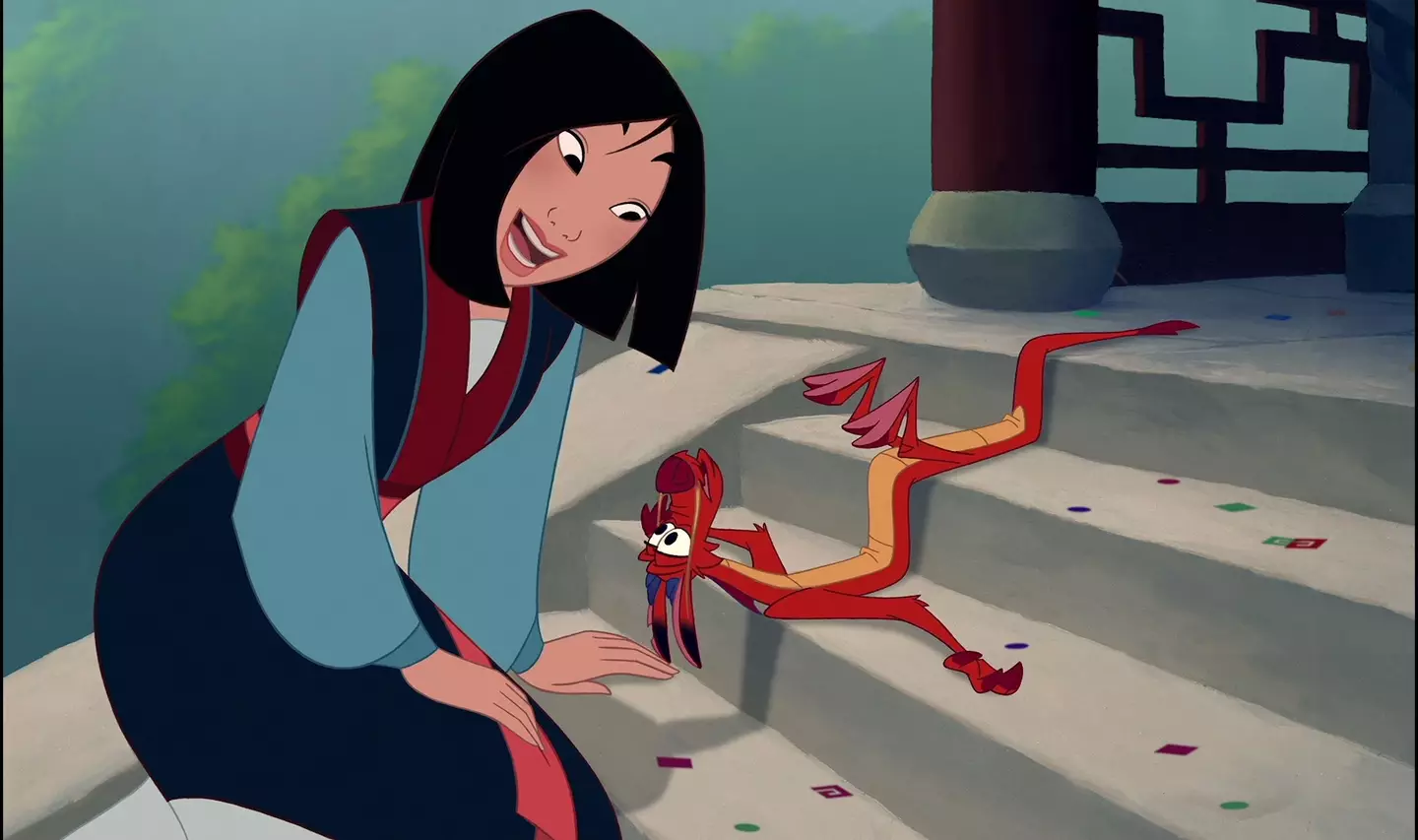 Mulan with Mushu (Walt Disney Pictures)