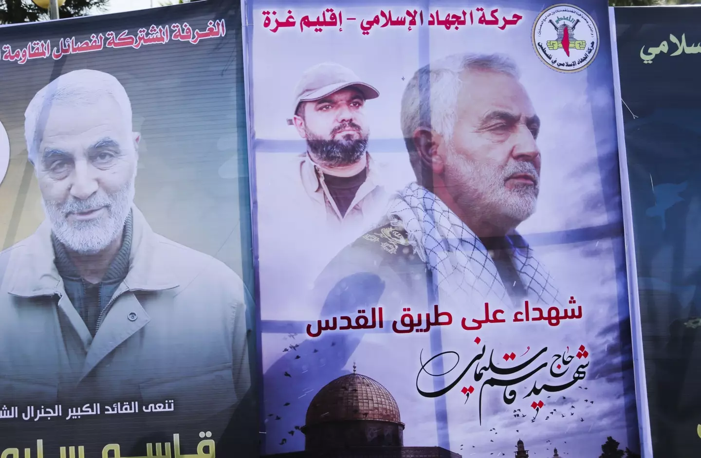 Posters mourning Qassem Soleimani (Alamy)