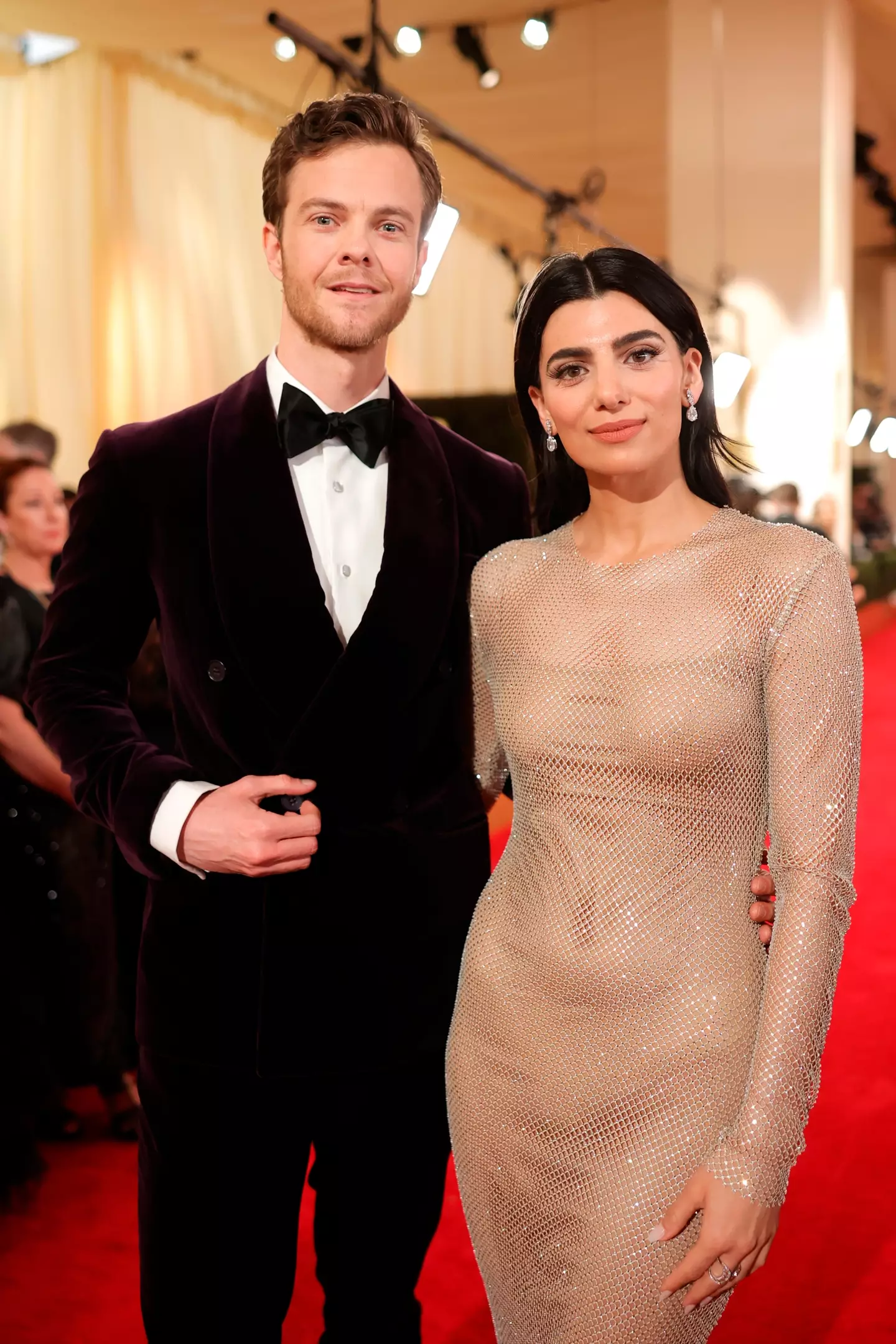 The Boys stars Jack Quaid and Claudia Doumit are dating. (Emma McIntyre/Getty Images)