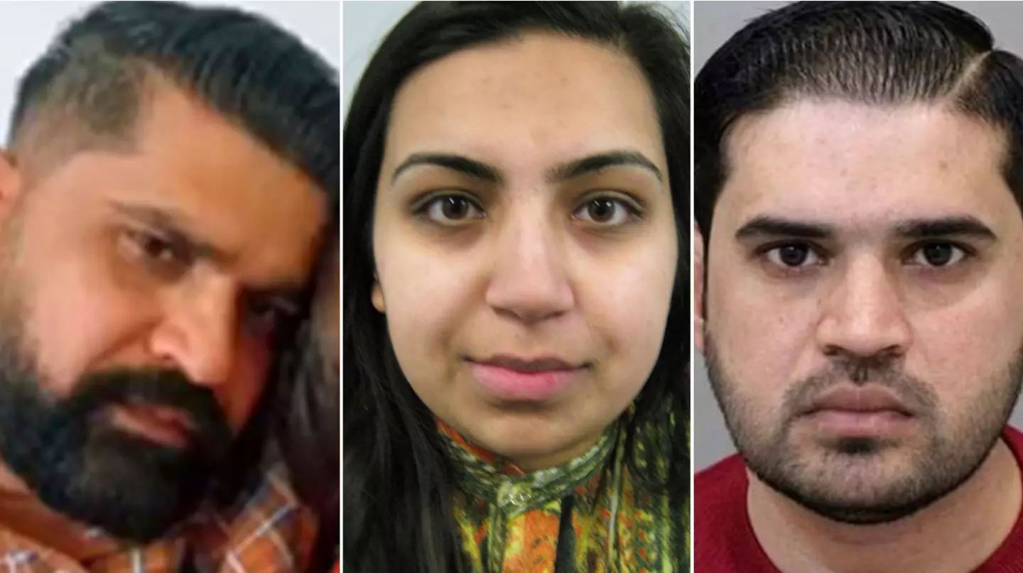 Urfan Sharif, Beinash Batool and Faisal Malik are all on trial for the murder of Sara Sharif (Surrey Police)