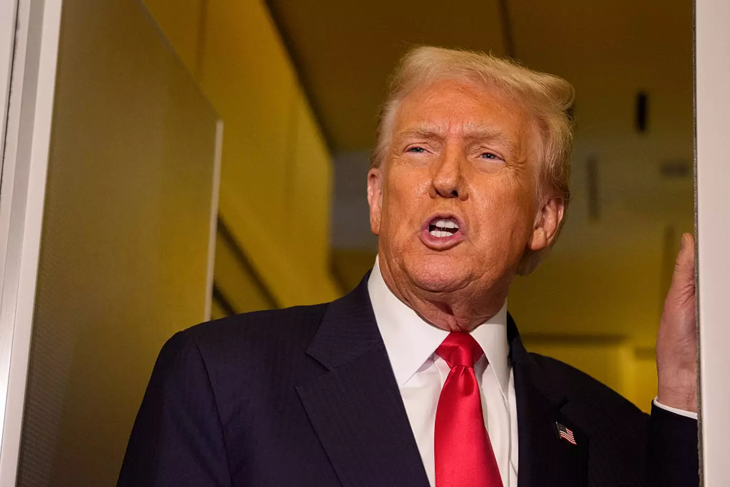 The poll ranks the POTUS with a negative favourability rating (Andrew Harnik/Getty Images)