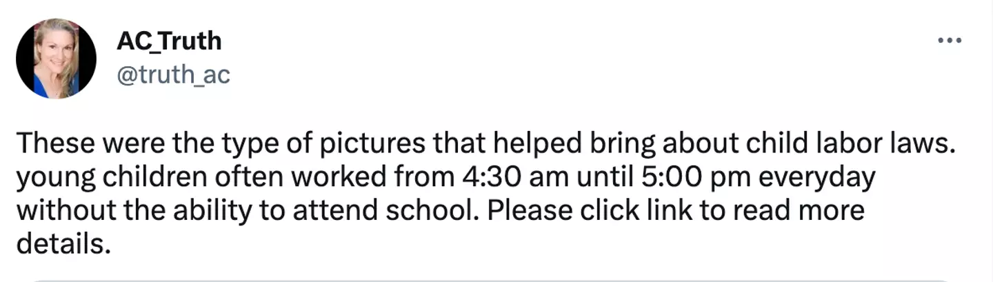 Americans have been reflecting on the history of child labor laws.