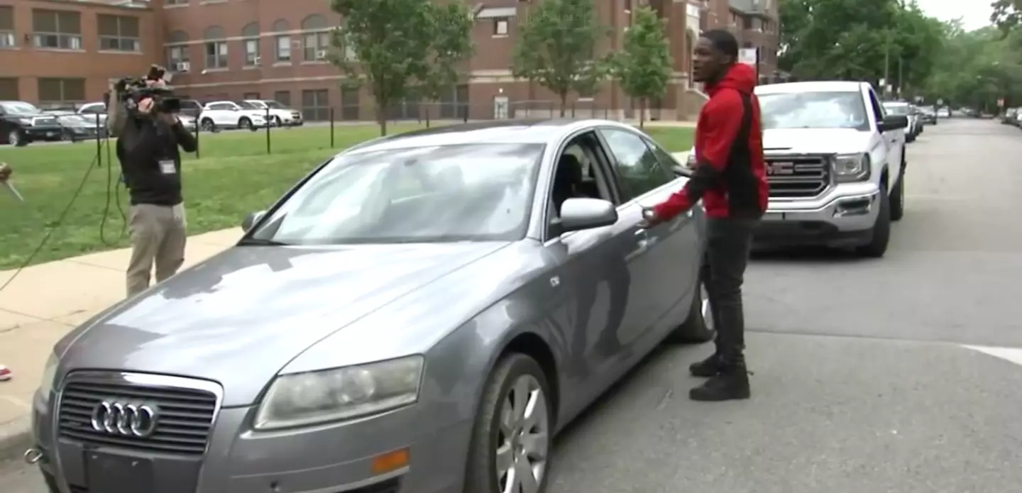 Anthony was gifted a car (ABC News)