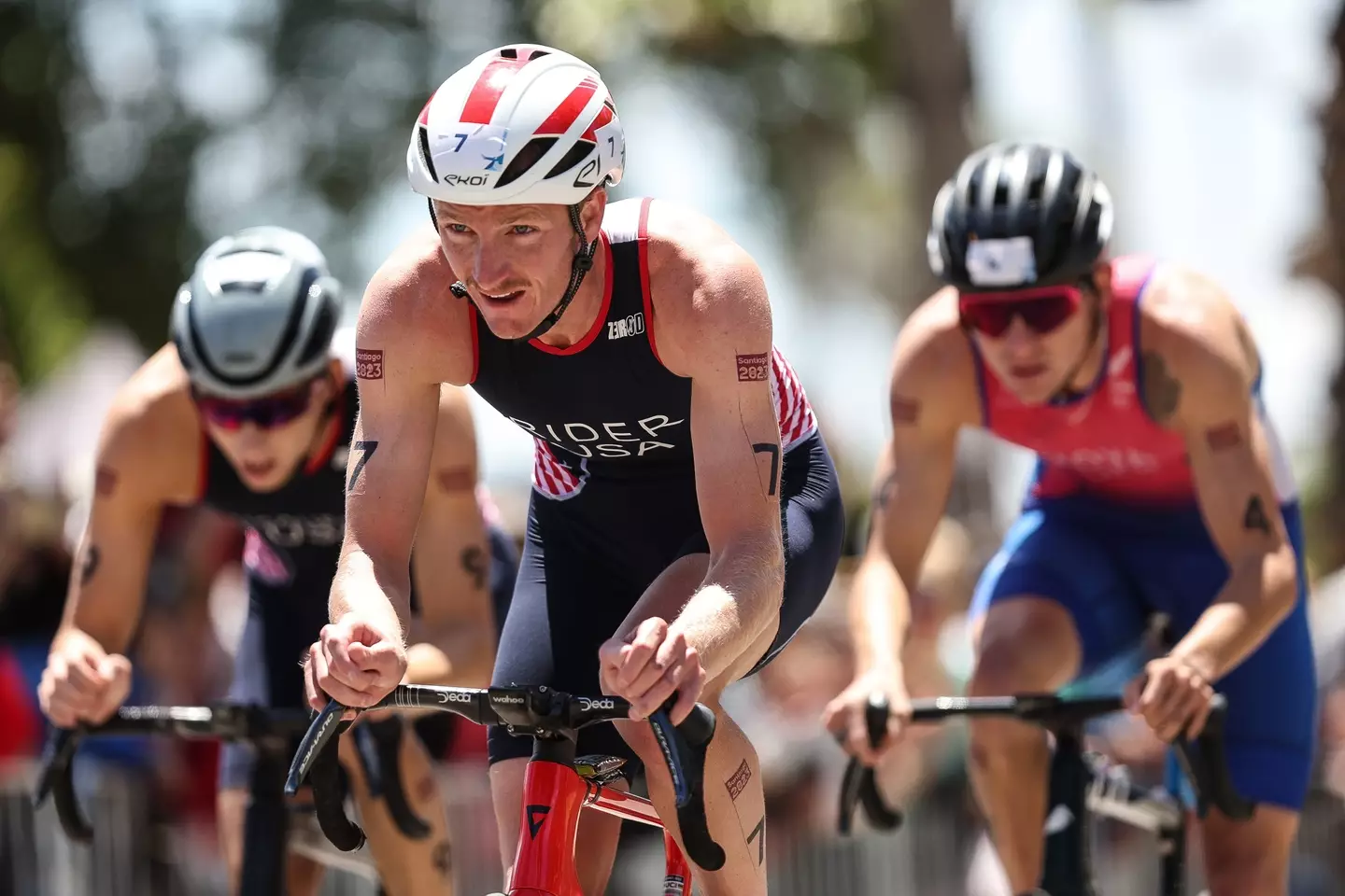 Seth Rider is set to run, cycle and swim at the Olympics. (Ezra Shaw/Getty Images)