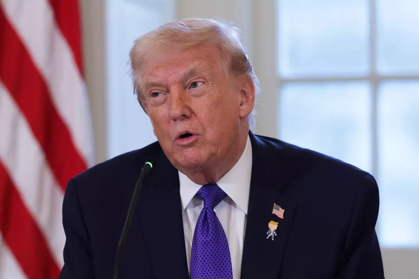 Trump seemed to question he'd promised such 'refunds' (Alex Wong/Getty Images)