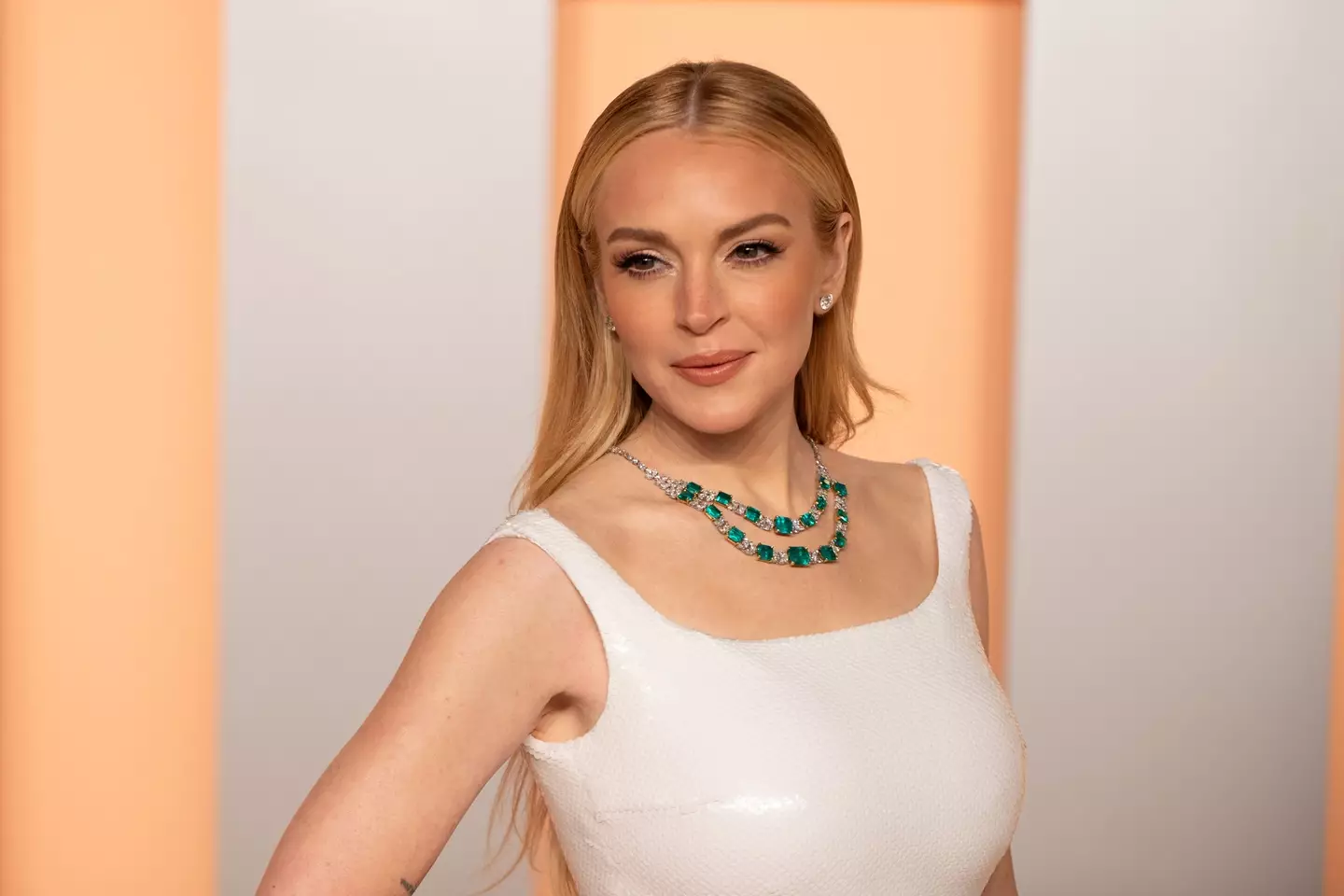 Lohan explained the reason why her face has changed over the years (Robert Smith/Patrick McMullan via Getty Images)
