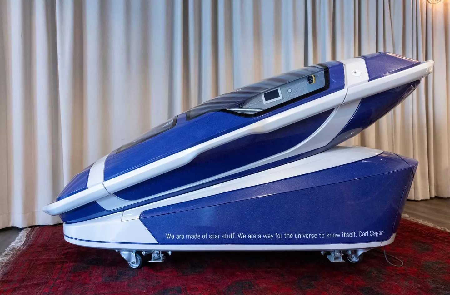 Several people have been arrested following the pod's first use (ARND WIEGMANN/AFP via Getty Images)