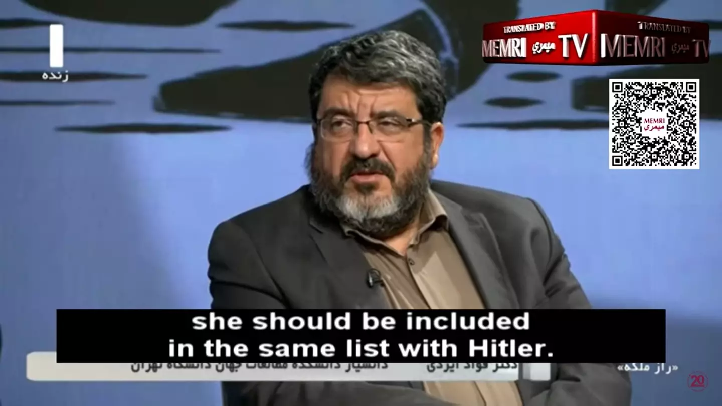 The Queen was compared to Hitler on Iranian state TV.