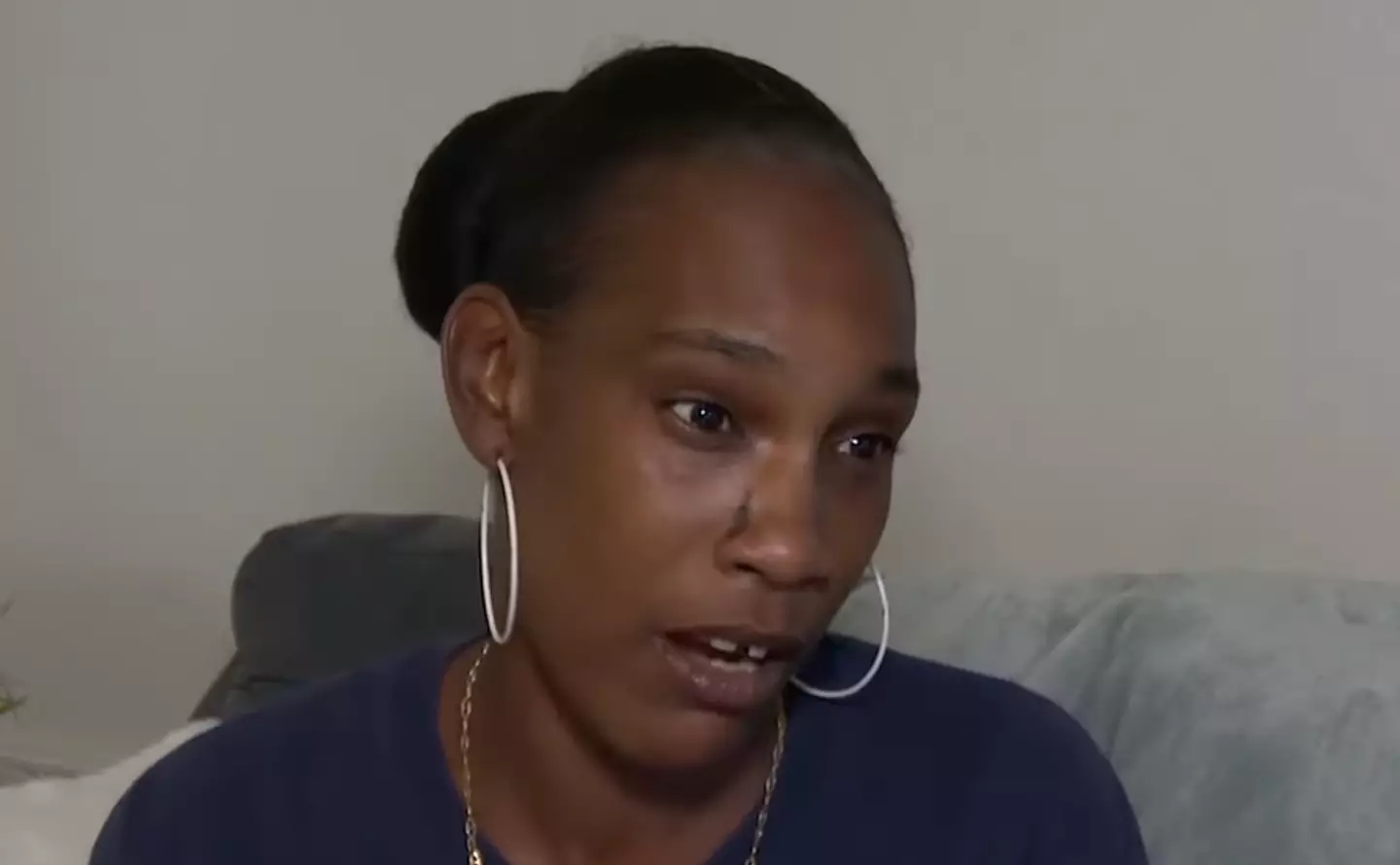 Savitra McClurkin has spoken out after her son's expulsion (YouTube/WILX News 10)