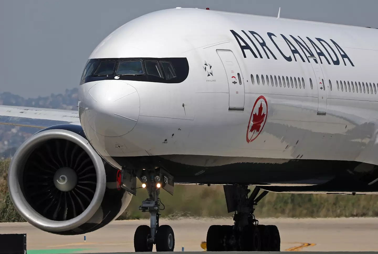 The flight had been travelling from Delhi to Montreal (stock image).