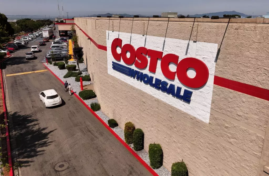Costco has since removed the signage from its rotisserie chicken (Justin Sullivan/Getty Images)
