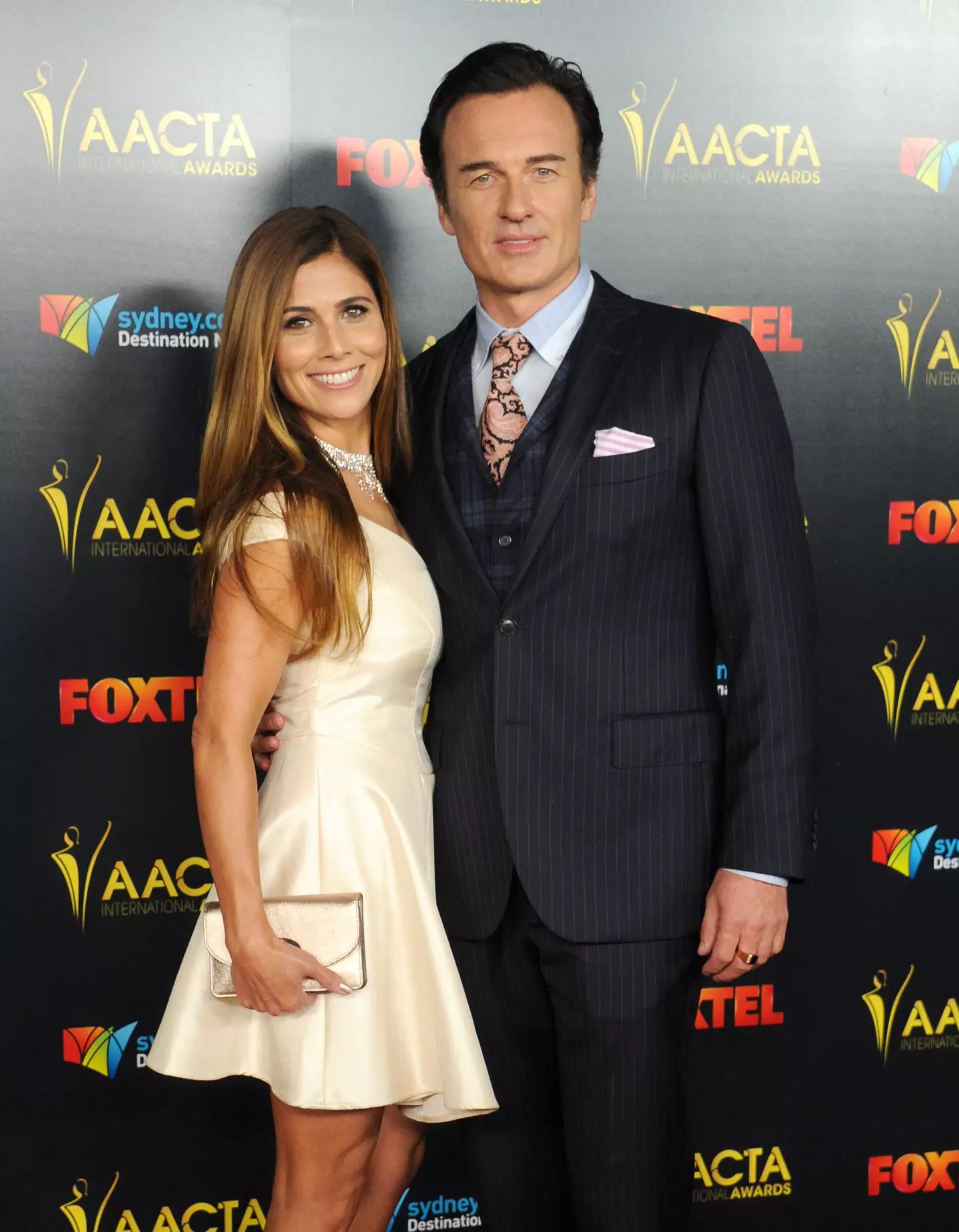 Julian McMahon and his wife Kelly Paniagua (Gregg DeGuire/WireImage)