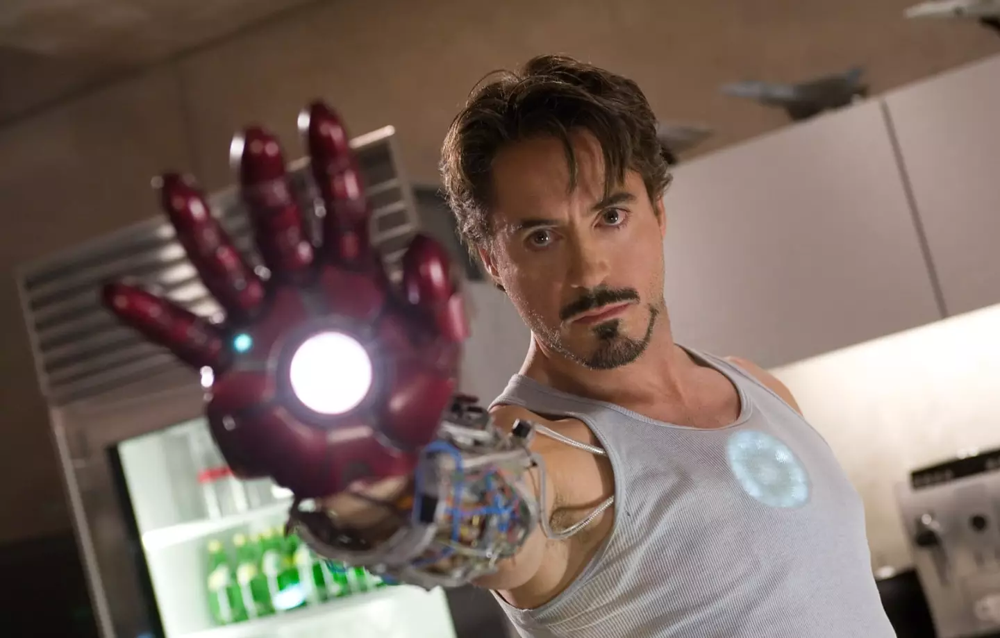 Downey Jr. as Tony Stark.