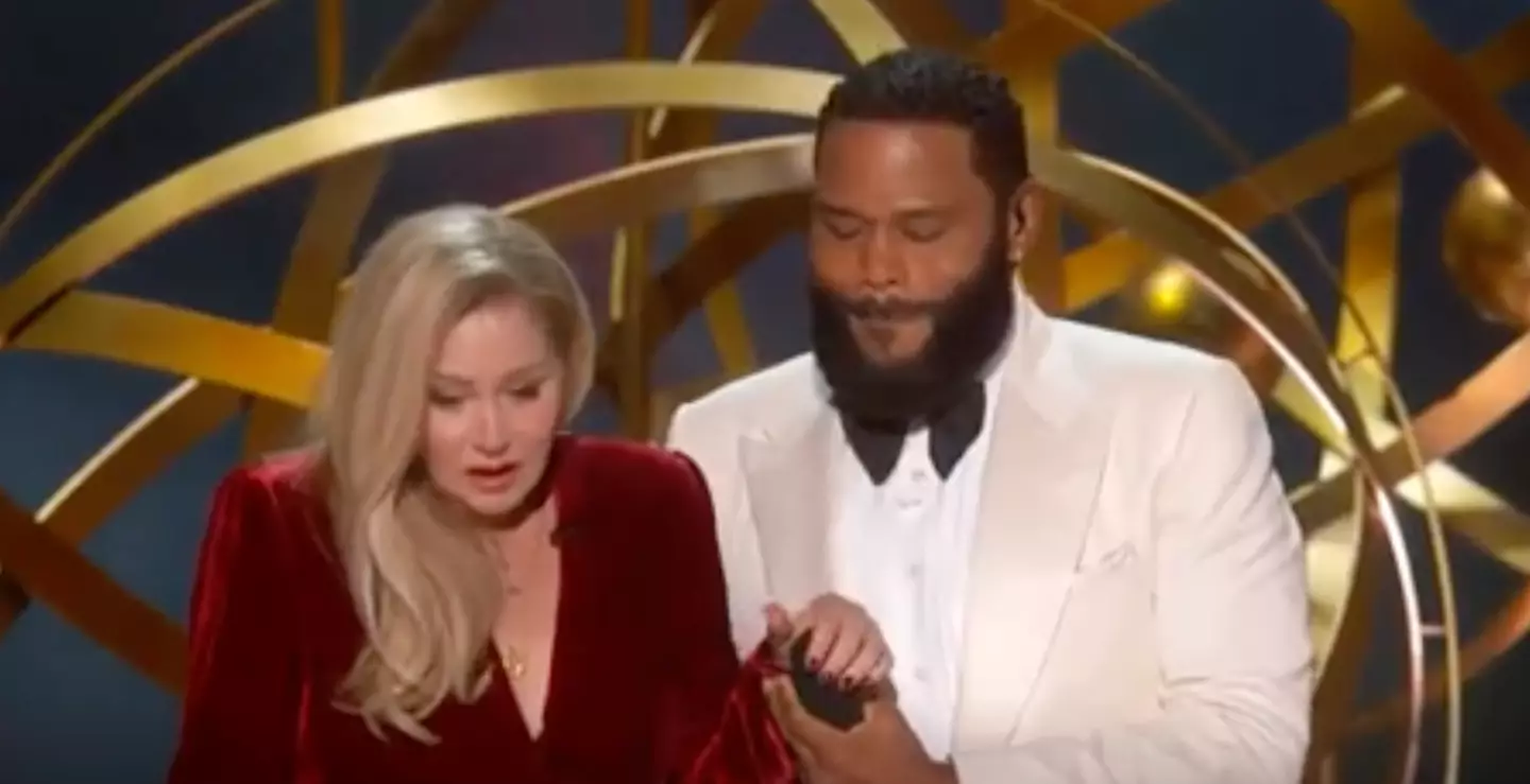 Christina Applegate was left in tears by the standing ovation.