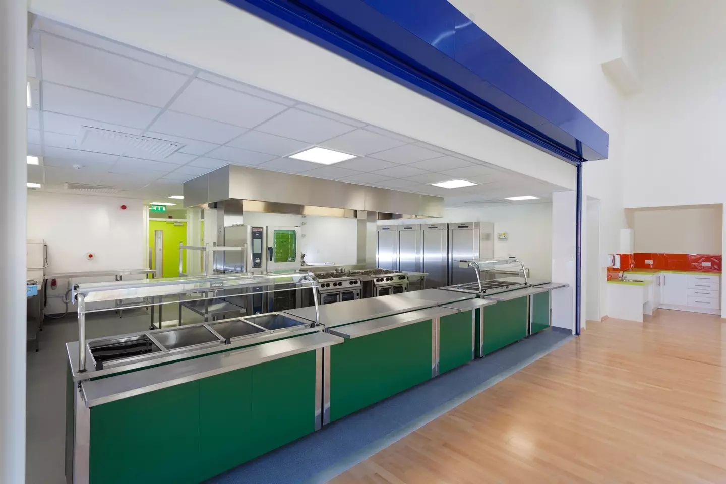A student tipped off officials to the cafeteria worker (stock image).