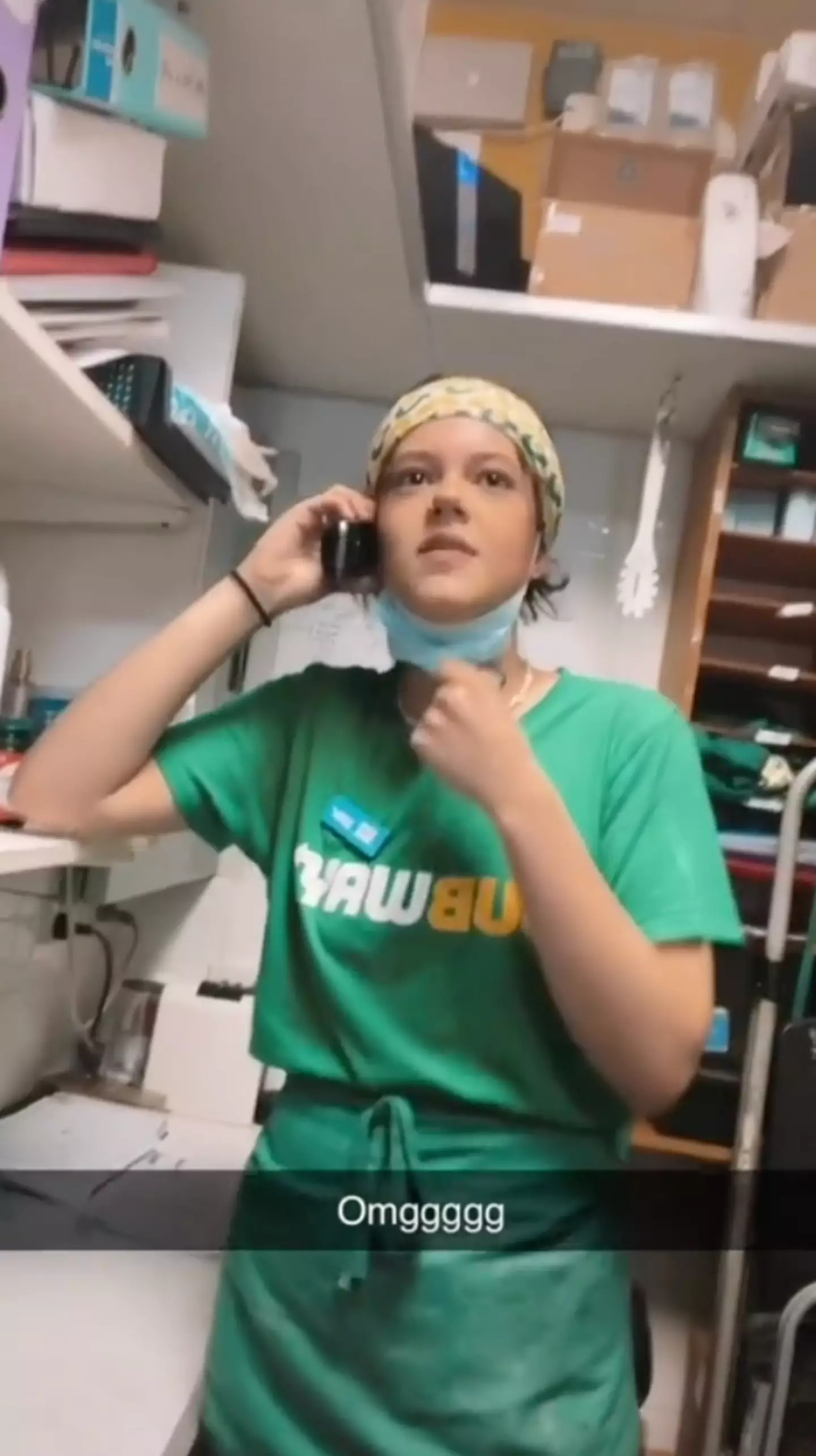 Subway worker quits (@avathynne/TikTok)