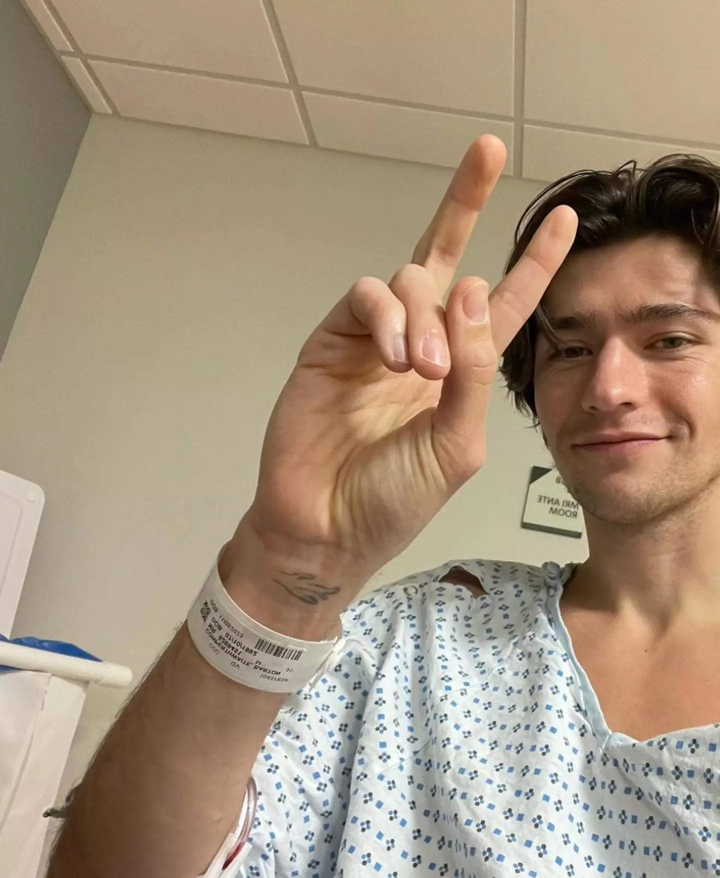 The actor took to Instagram to reveal his diagnosis to fans.