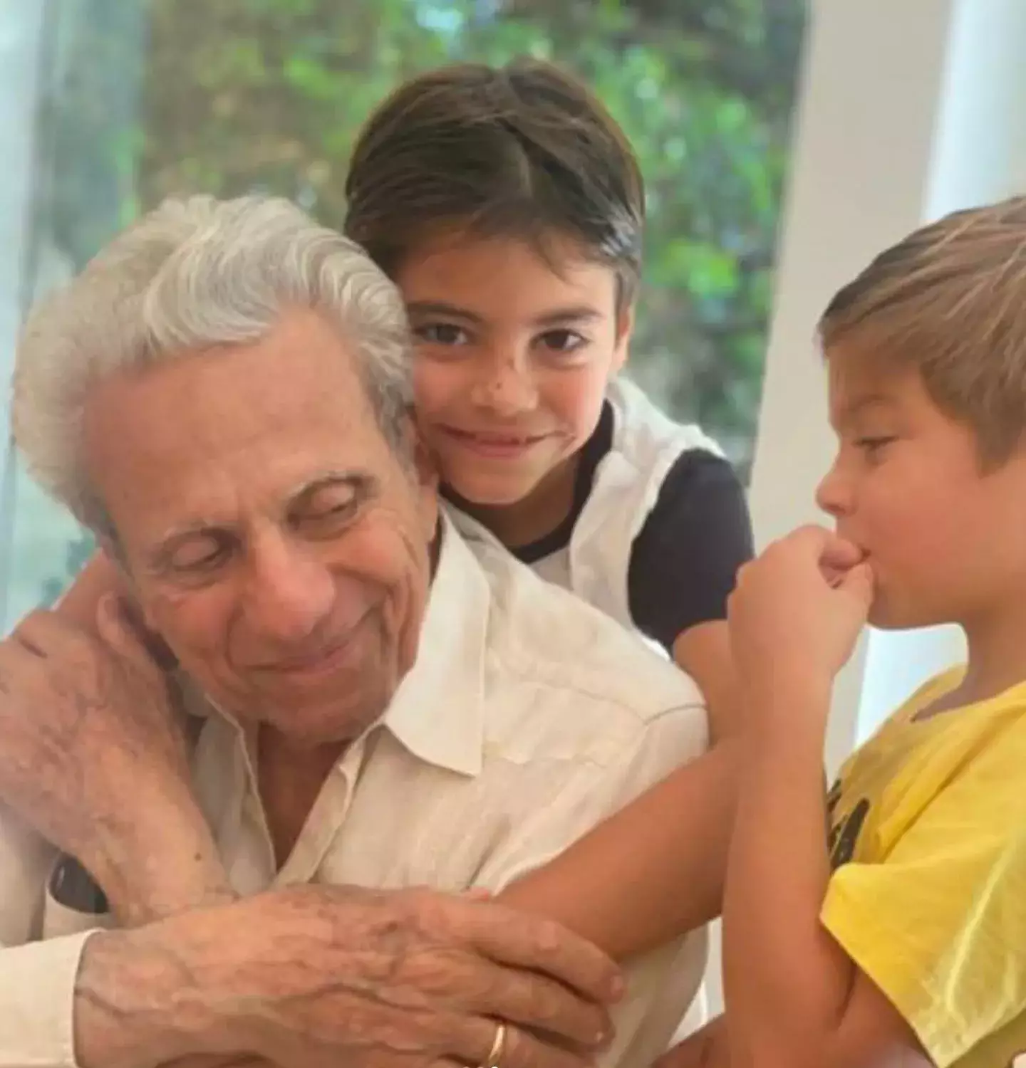 William Mebarak Chadid alongside Shakira's sons Milan and Sasha.