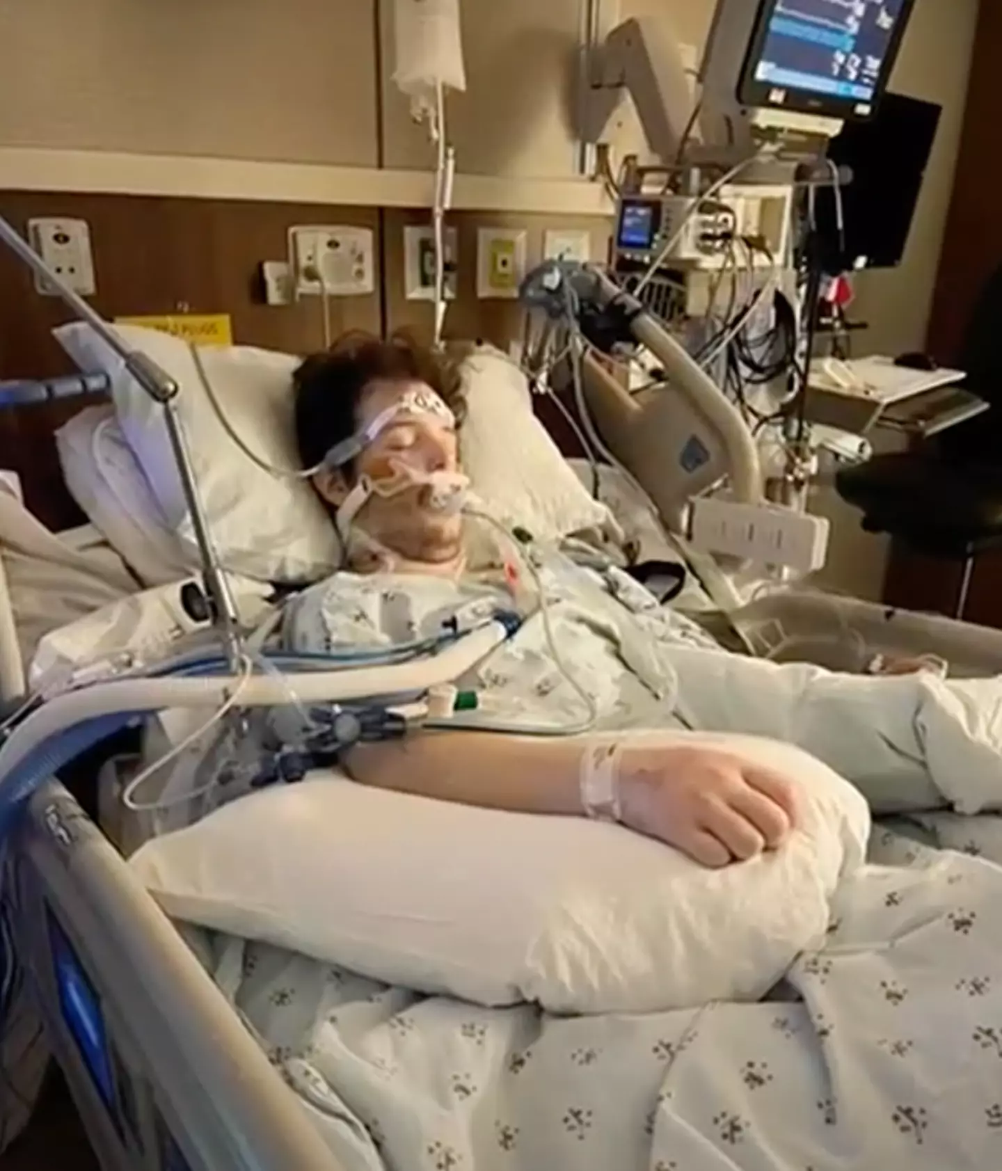 His family say he was a heavy smoker: credit: Valley News Live/YouTube