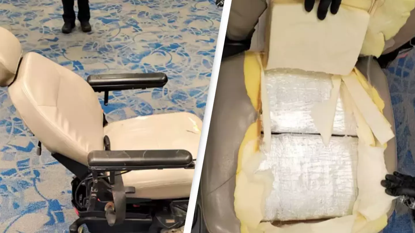 Wheelchair Stuffed With 23 Pounds Of Cocaine Discovered By Airport Officials