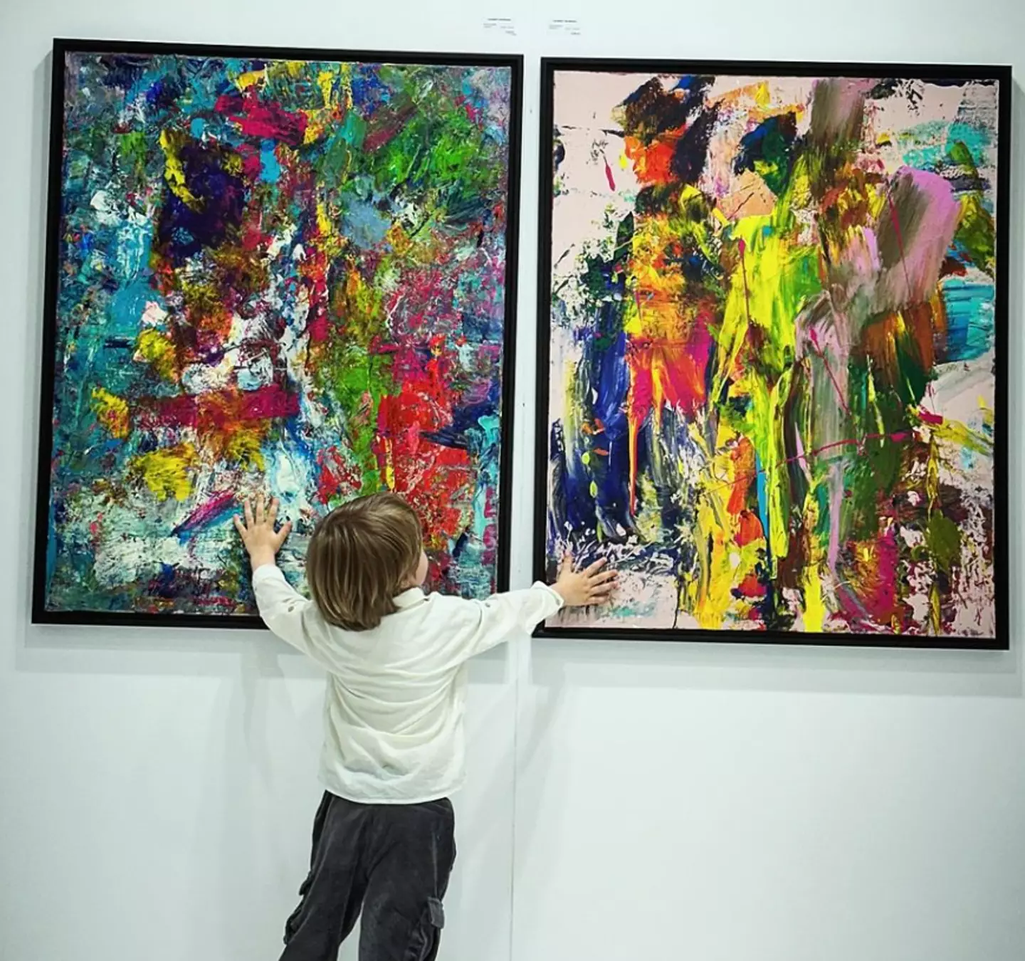 Laurent's work has been on display at art fairs. (Instagram/@laurents.art)
