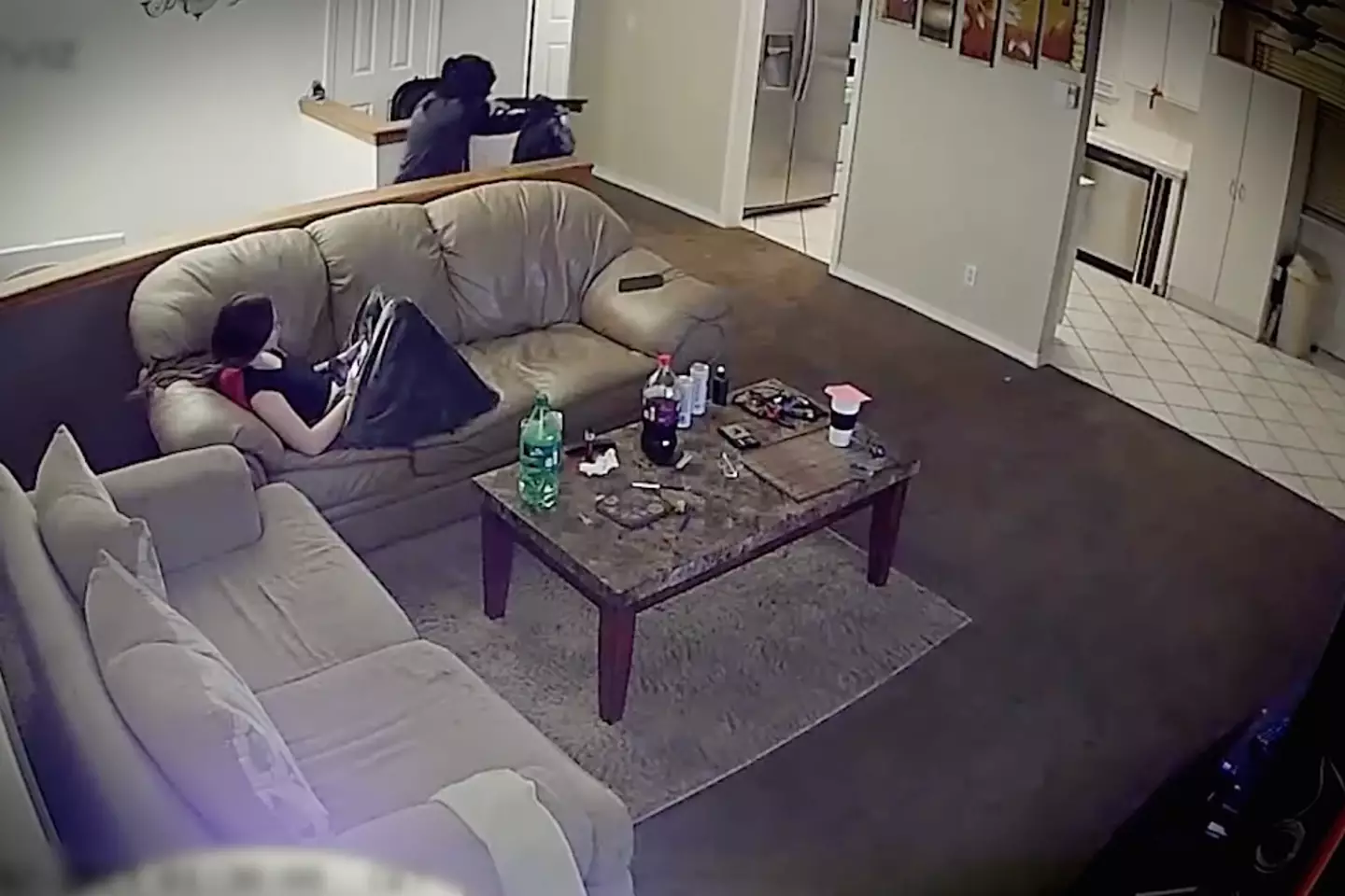 An armed intruder enters the home of Isabelle and Caspian Shamel in Idaho Falls.