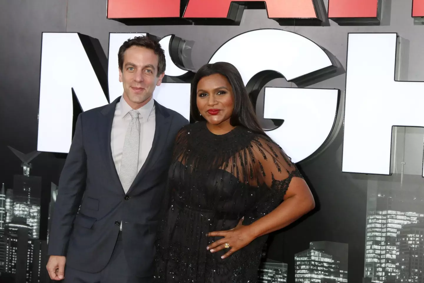 Is B.J. Novak secretly the father of Mindy Kaling's kids? She doesn't seem that bothered about the rumours.