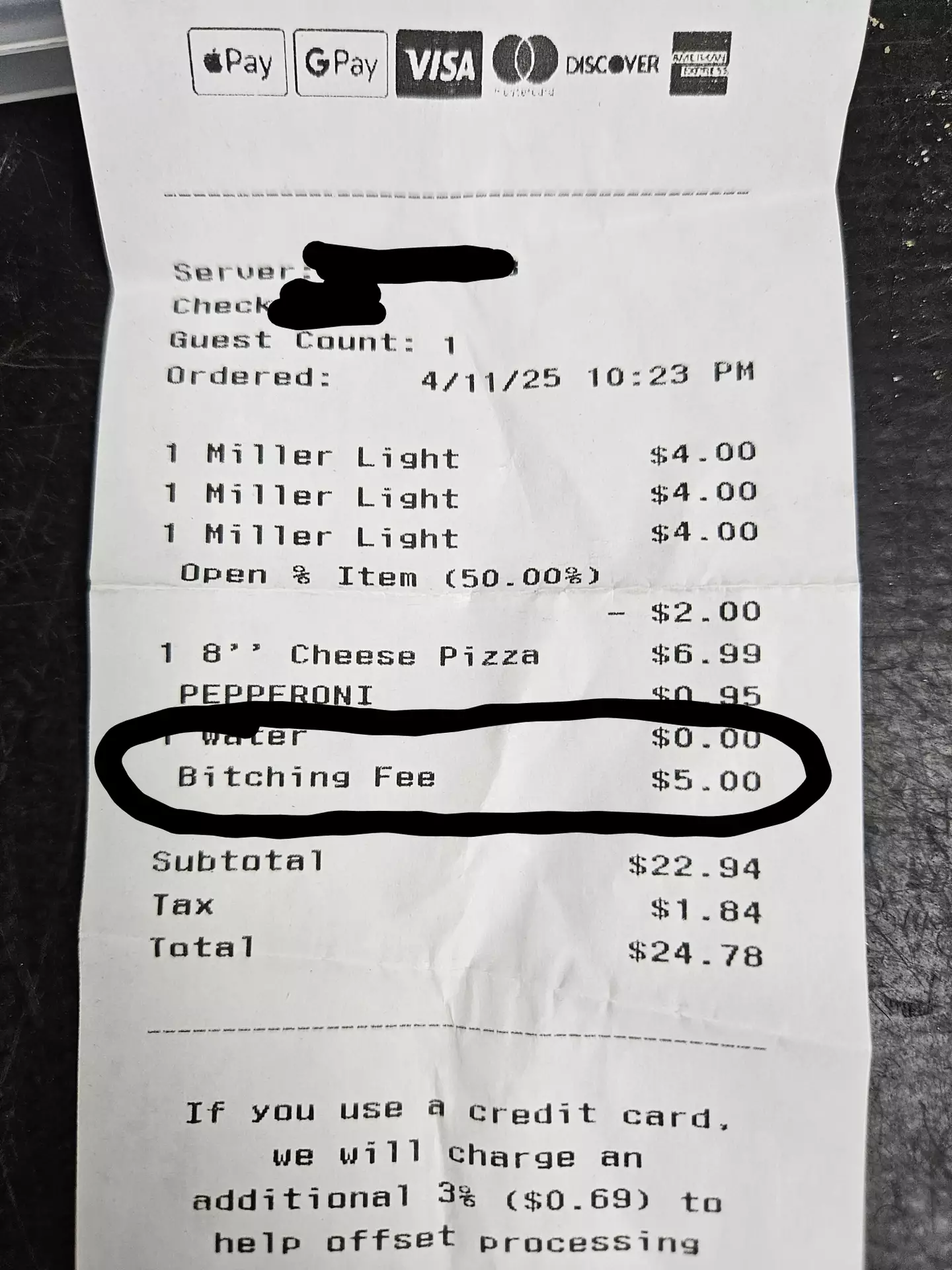 The receipt (r/mildlyinfuriating/smoleymctokerson)