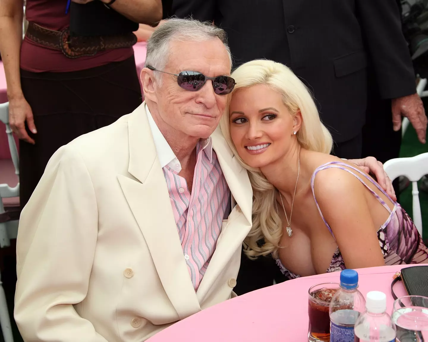 Hugh Hefner pictured with Holly Madison in 2007 (Chad Buchanan/Getty Images)