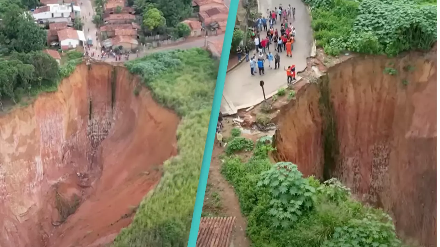 Earth set to swallow Brazilian city that's home to 70,000 people