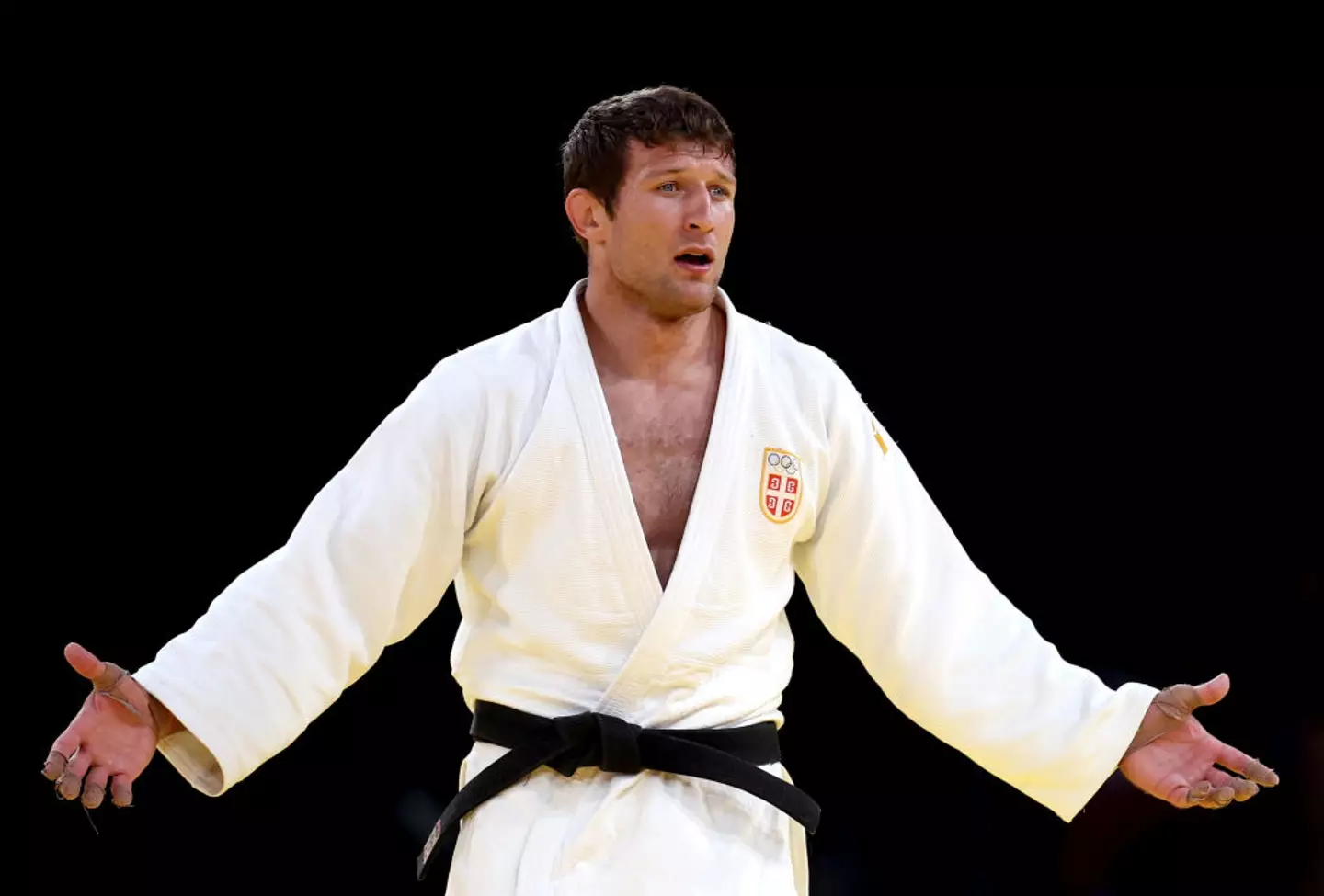 Nemanja Majdov has been slapped with a hefty ban for his actions at the Paris 2024 Olympics (Photo by Steph Chambers/Getty Images)