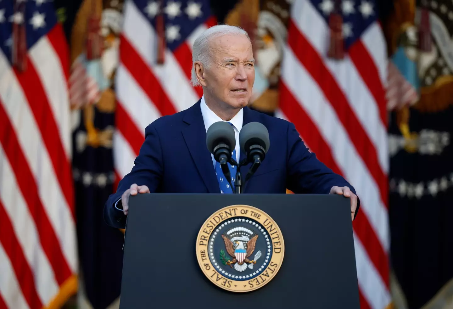 Joe Biden claimed his political opponents had attempted to break him through his son