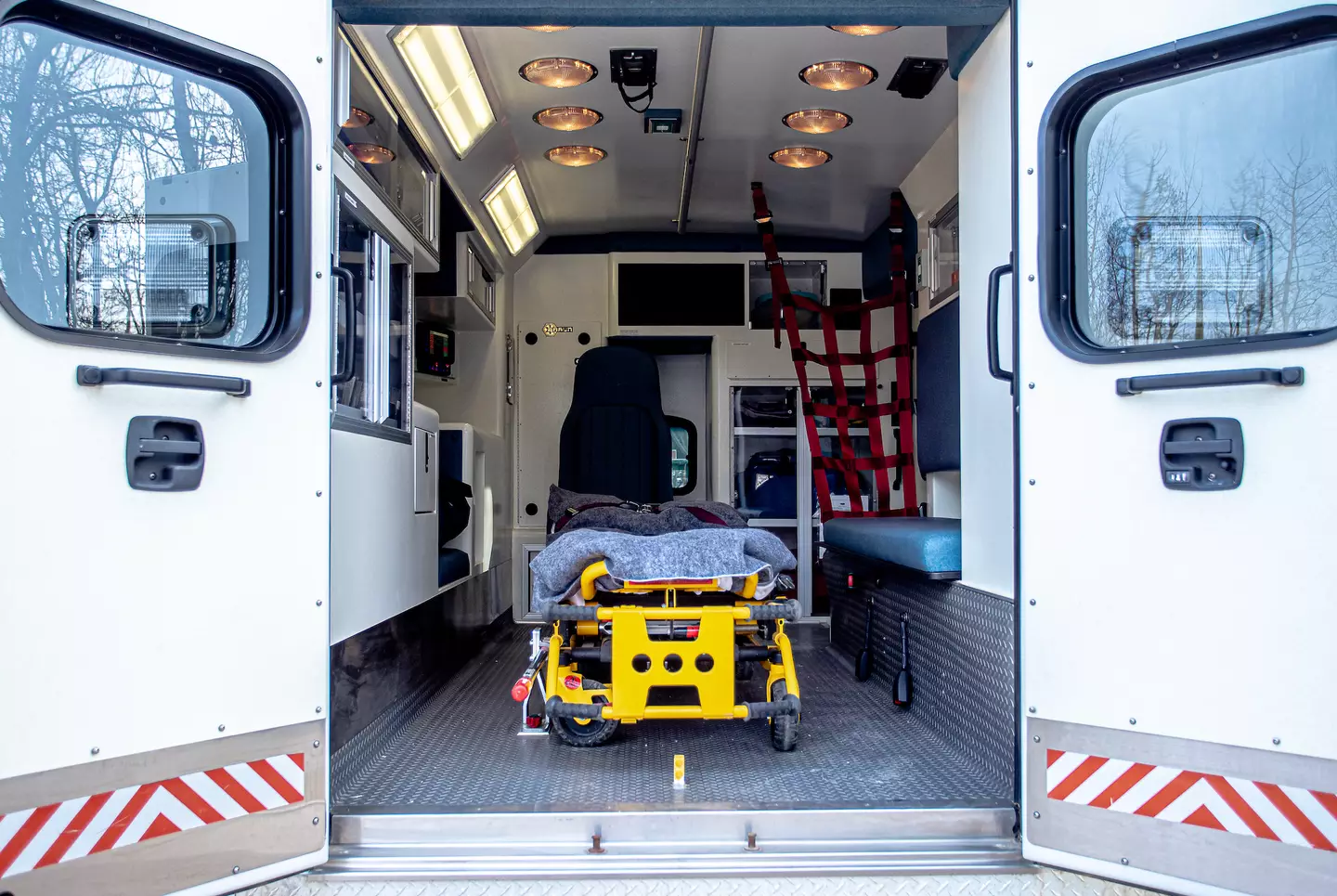 Darshan Singh Bra was being transported in an ambulance for his funeral rites.