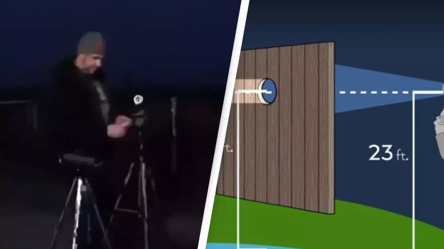 Flat-Earther's experiment to prove Earth is flat accidentally proves Earth is round