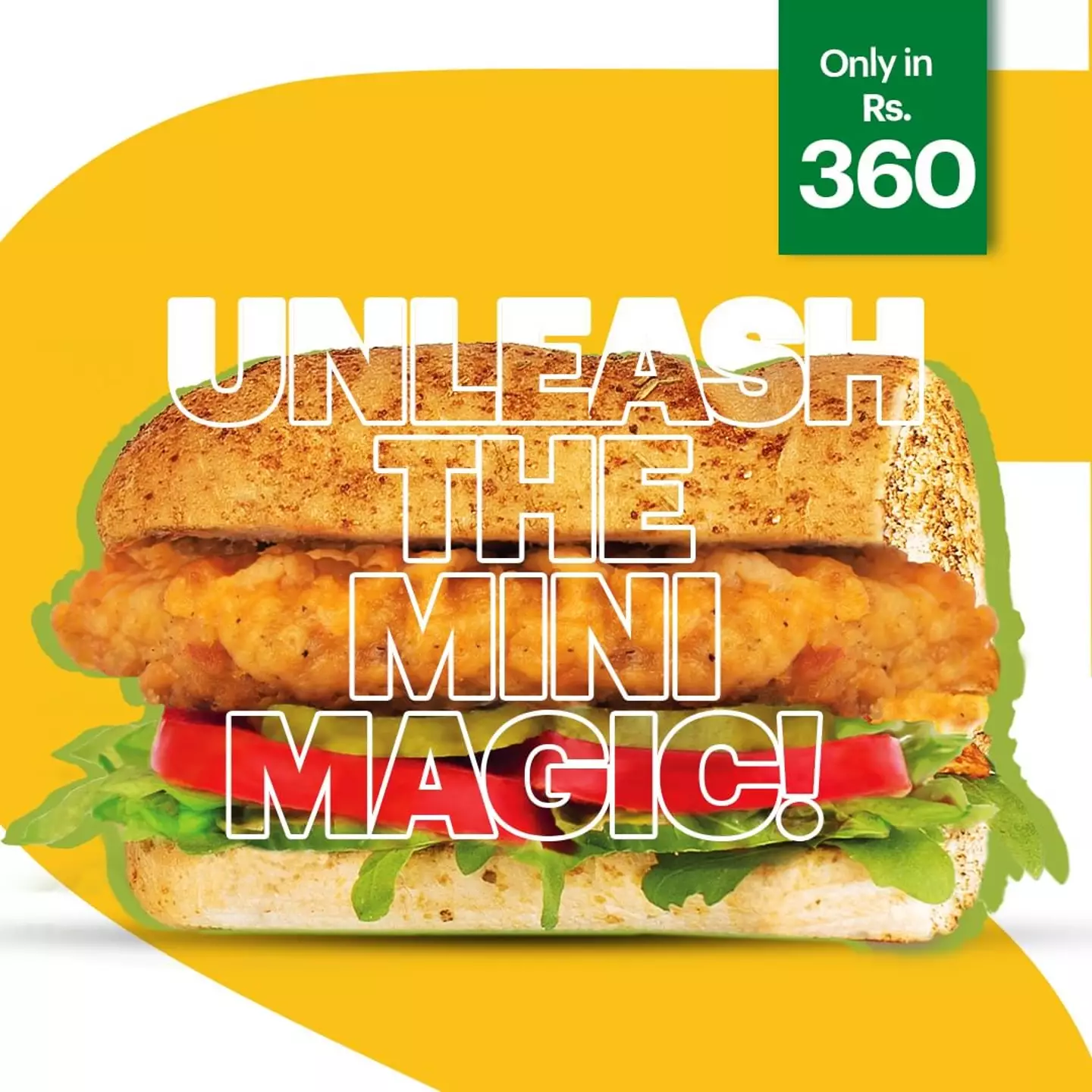 The 'mini sub' was launched last month in various Pakistani Subway stores to combat inflation.