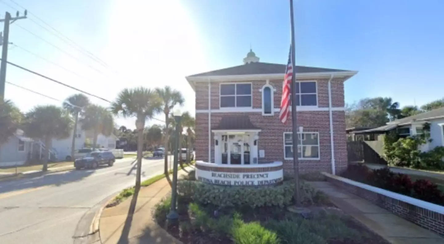 Daytona Beach Shores Police Department where the incident allegedly occured.