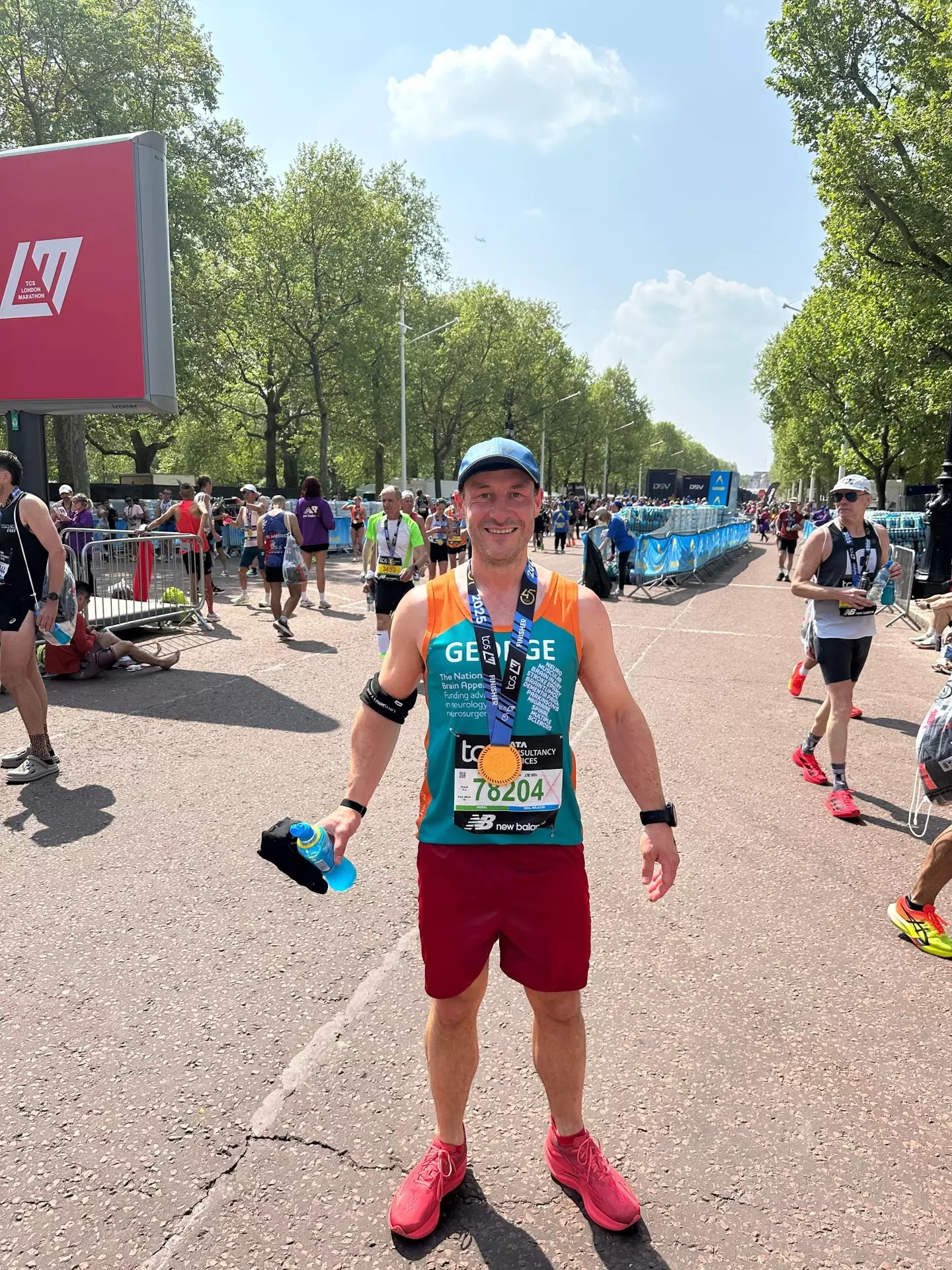 George has run 20 marathons (SWNS)