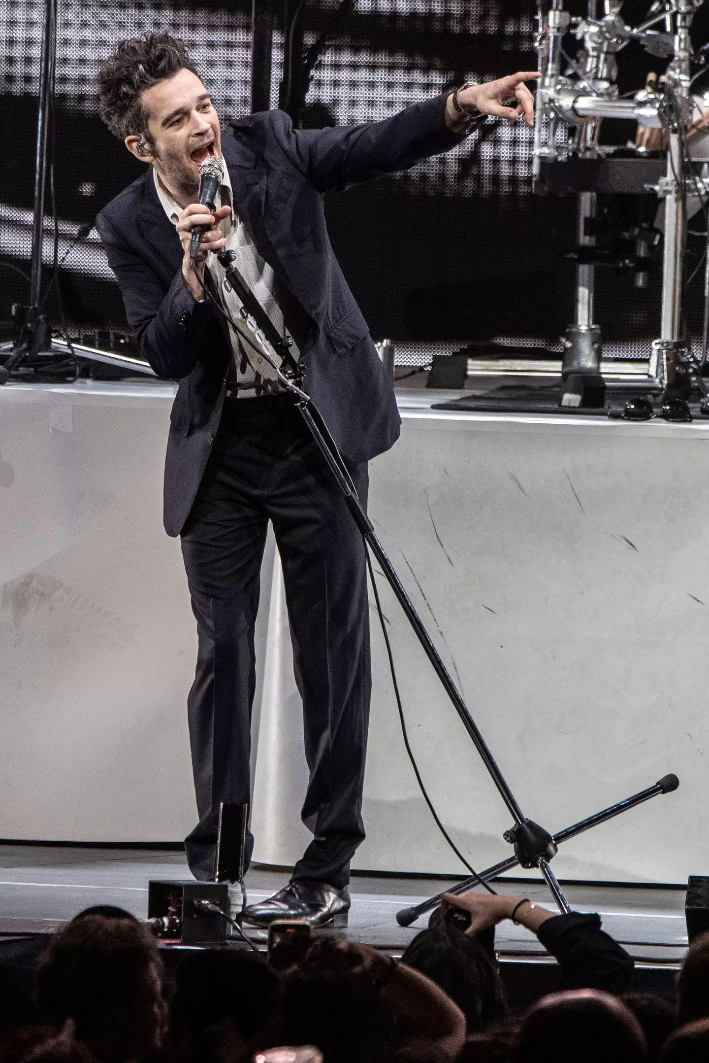 The 1975 singer is accused of threatening Azealia (Harmony Gerber/Getty Images)