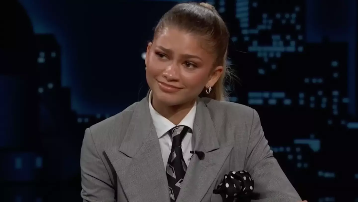 Zendaya revealed how fame helped her and Tom Holland get out of a speeding ticket. (Jimmy Kimmel Live)