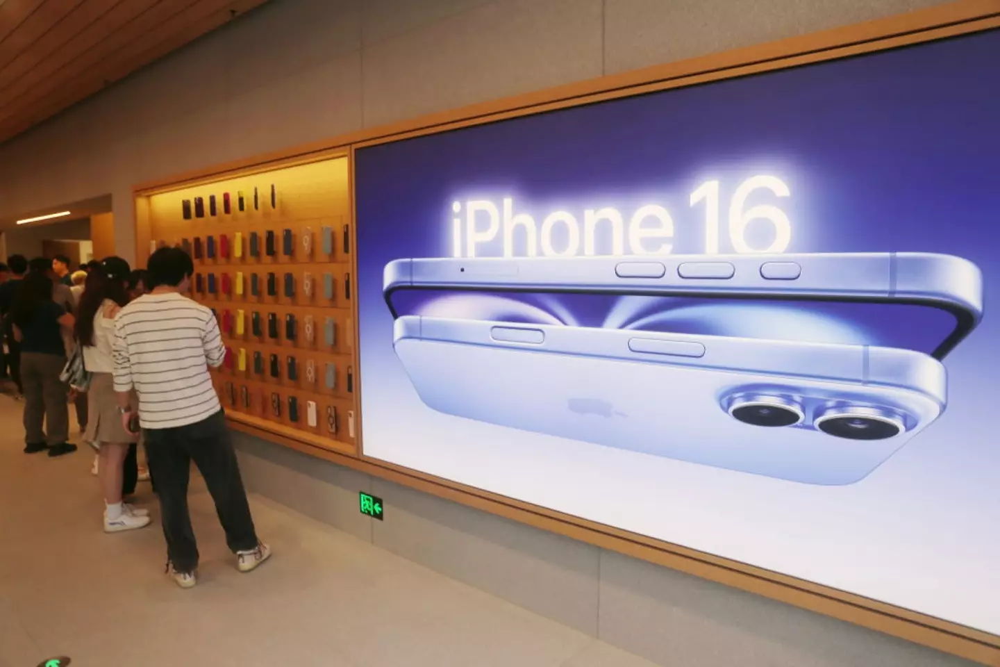 Just two months since the iPhone 16 was released there have been 'leaks' of Apple's plans for its 17th edition (Costfoto/NurPhoto via Getty Images)