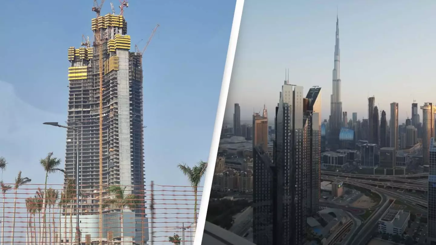 Biggest tower in the world is back under construction after it was suddenly halted five years ago