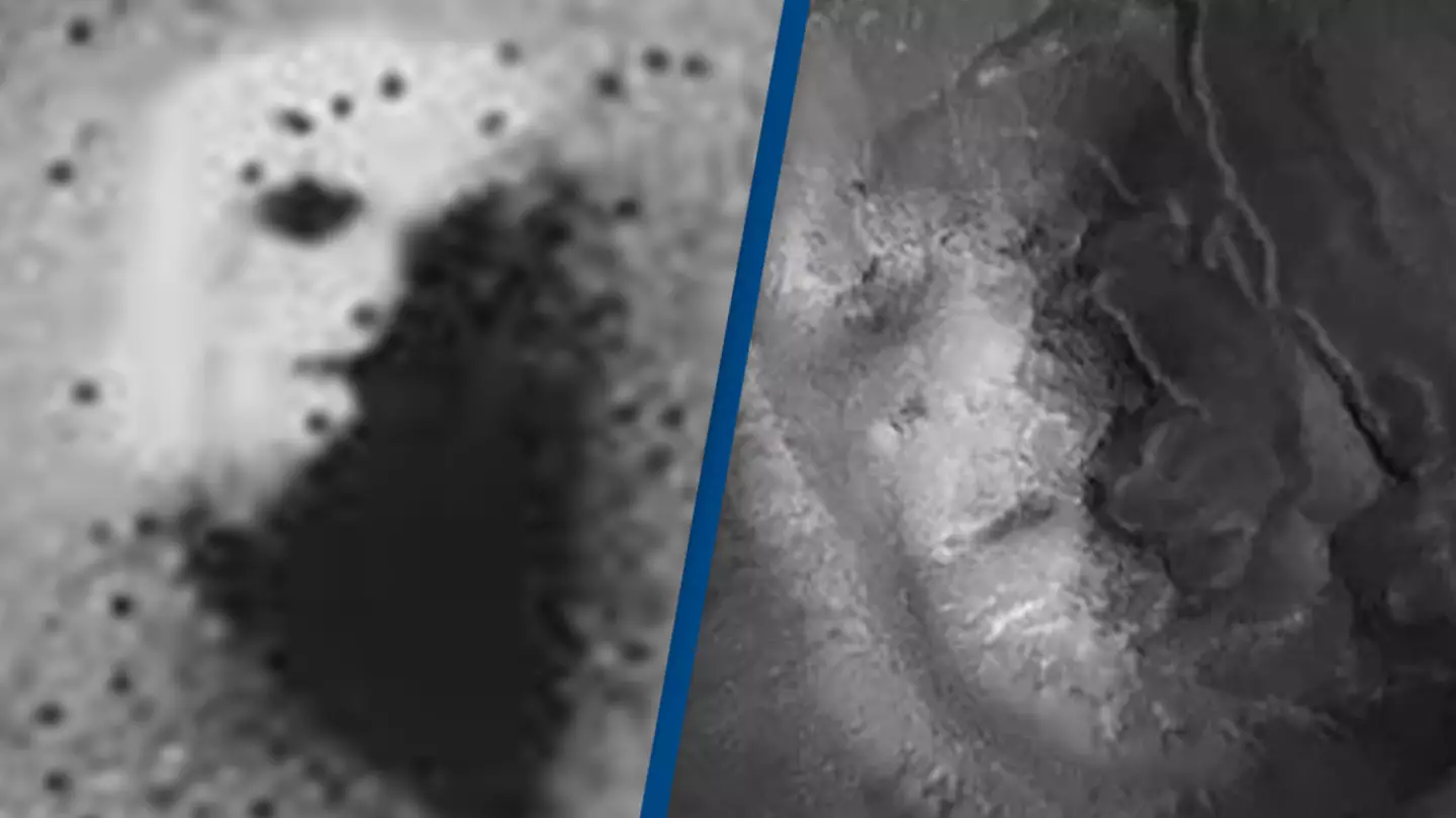 People think 'Face on Mars' photo taken by NASA is proof life existed on the planet