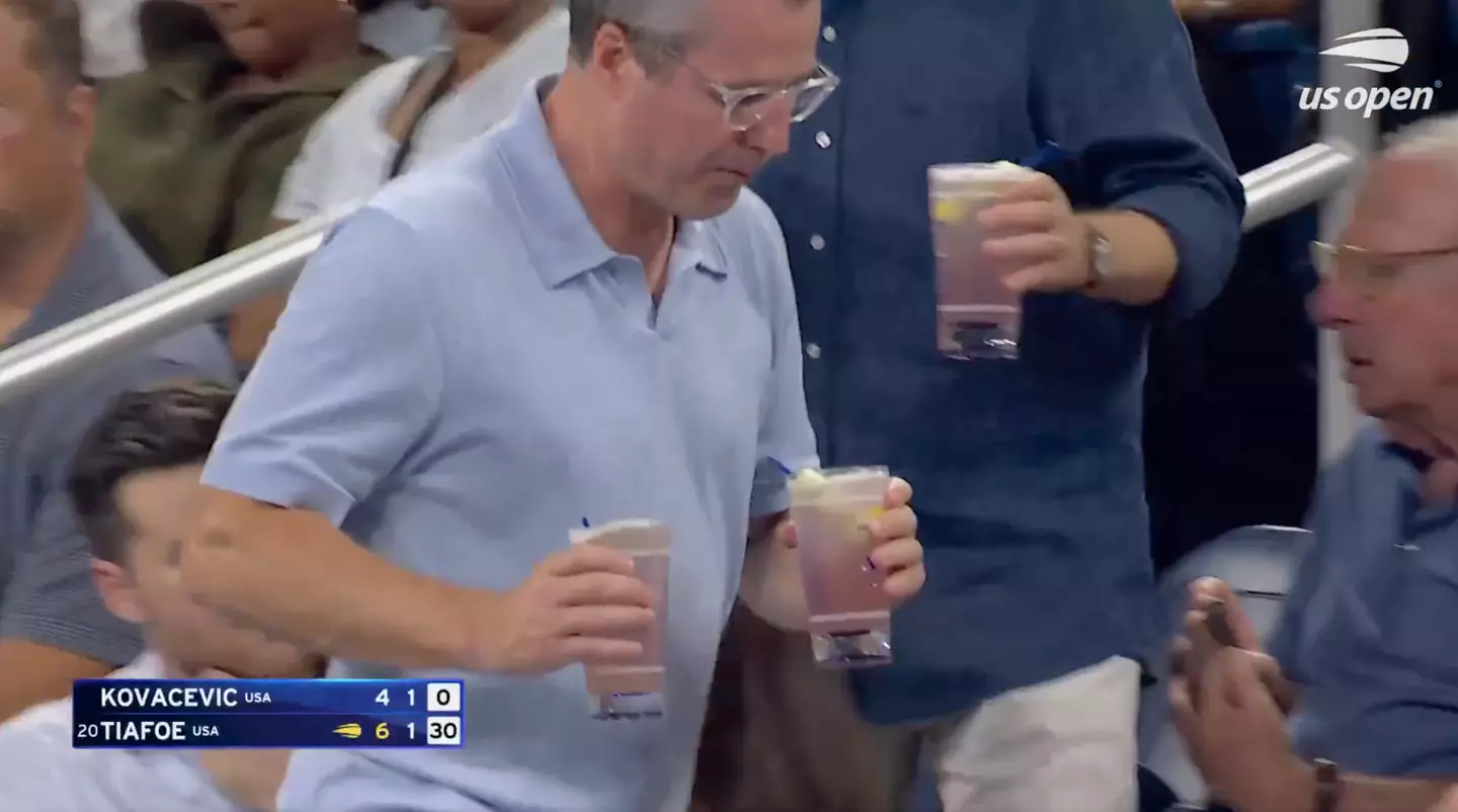 The calm before the storm. (Twitter/US Open)