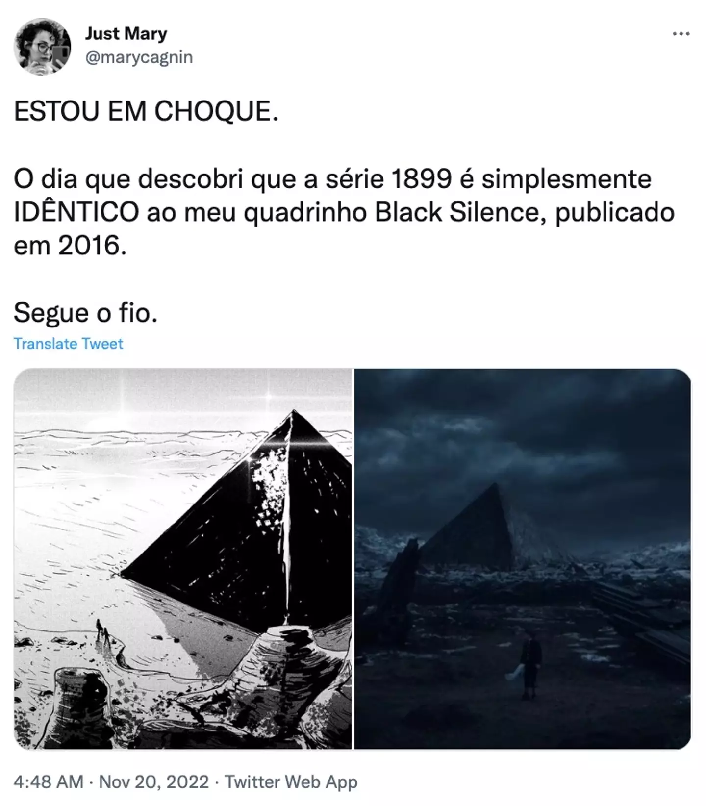 The creator of Black Silence has accused Netflix of plagiarism.