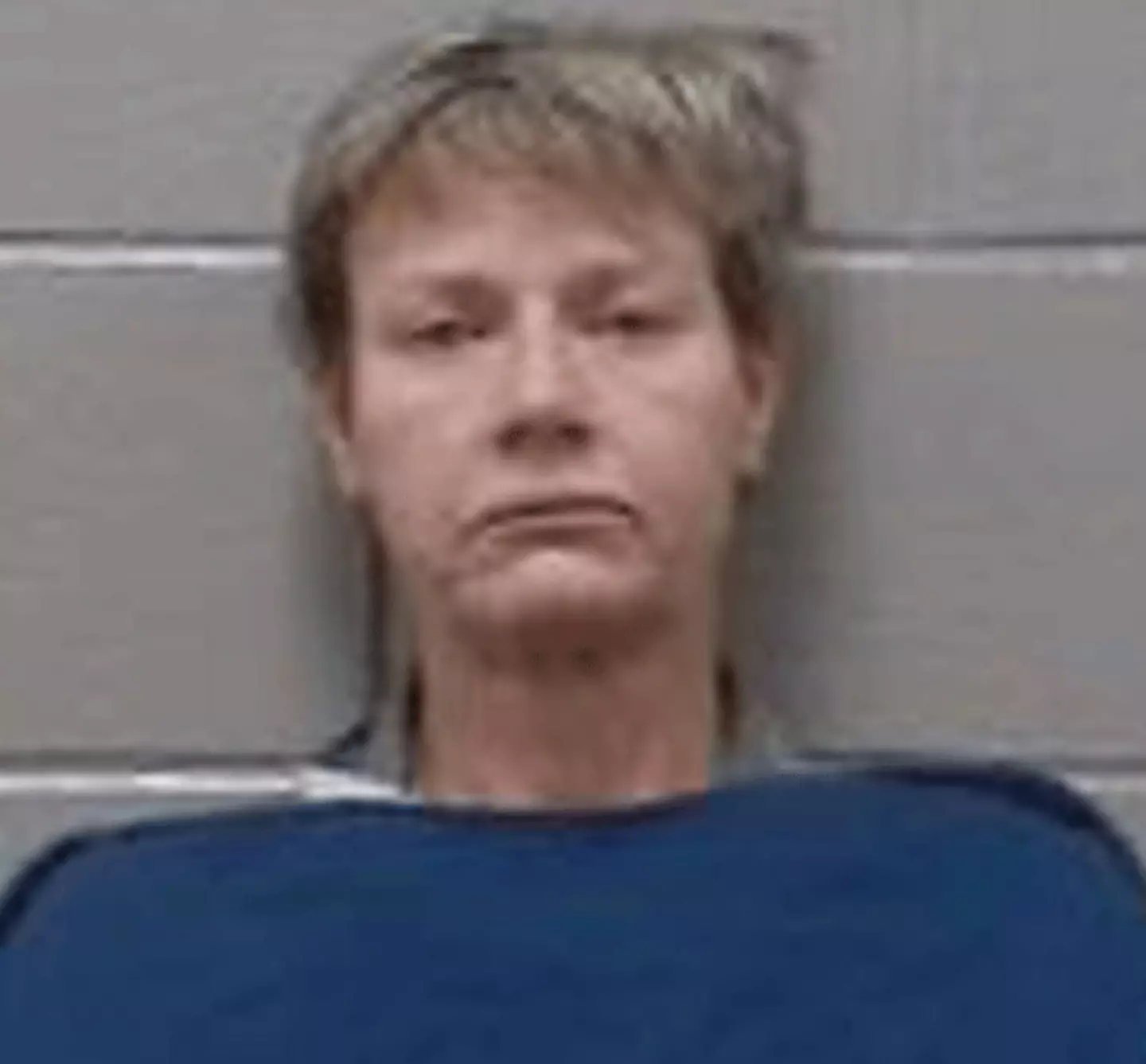 A US woman has been arrested after dumping 50 pounds worth of human poo outside a police department in Texas.