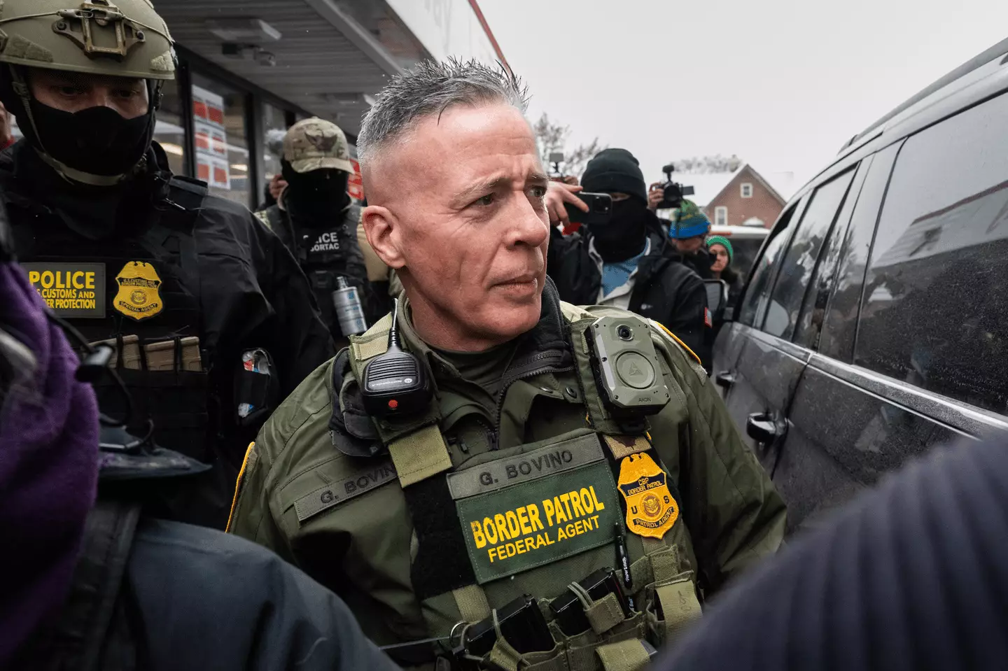 Bovino has dismissed the videos of the shooting and said an investigation will unveil the truth (ROBERTO SCHMIDT / AFP via Getty Images)