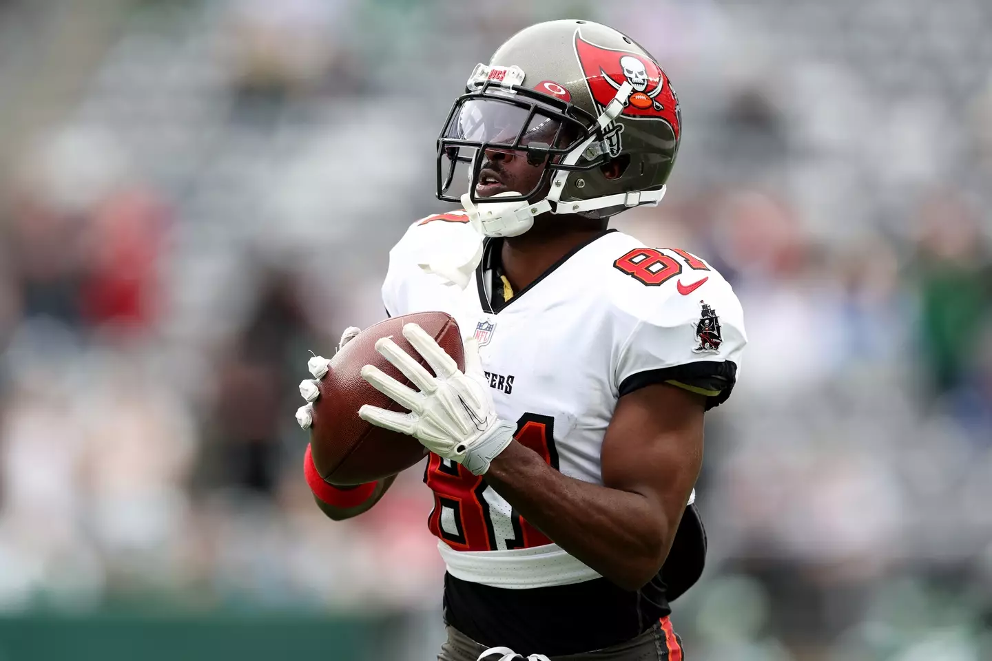 Antonio Brown was arrested while in Dubai and will now face the charges in the US (Elsa/Getty Images)