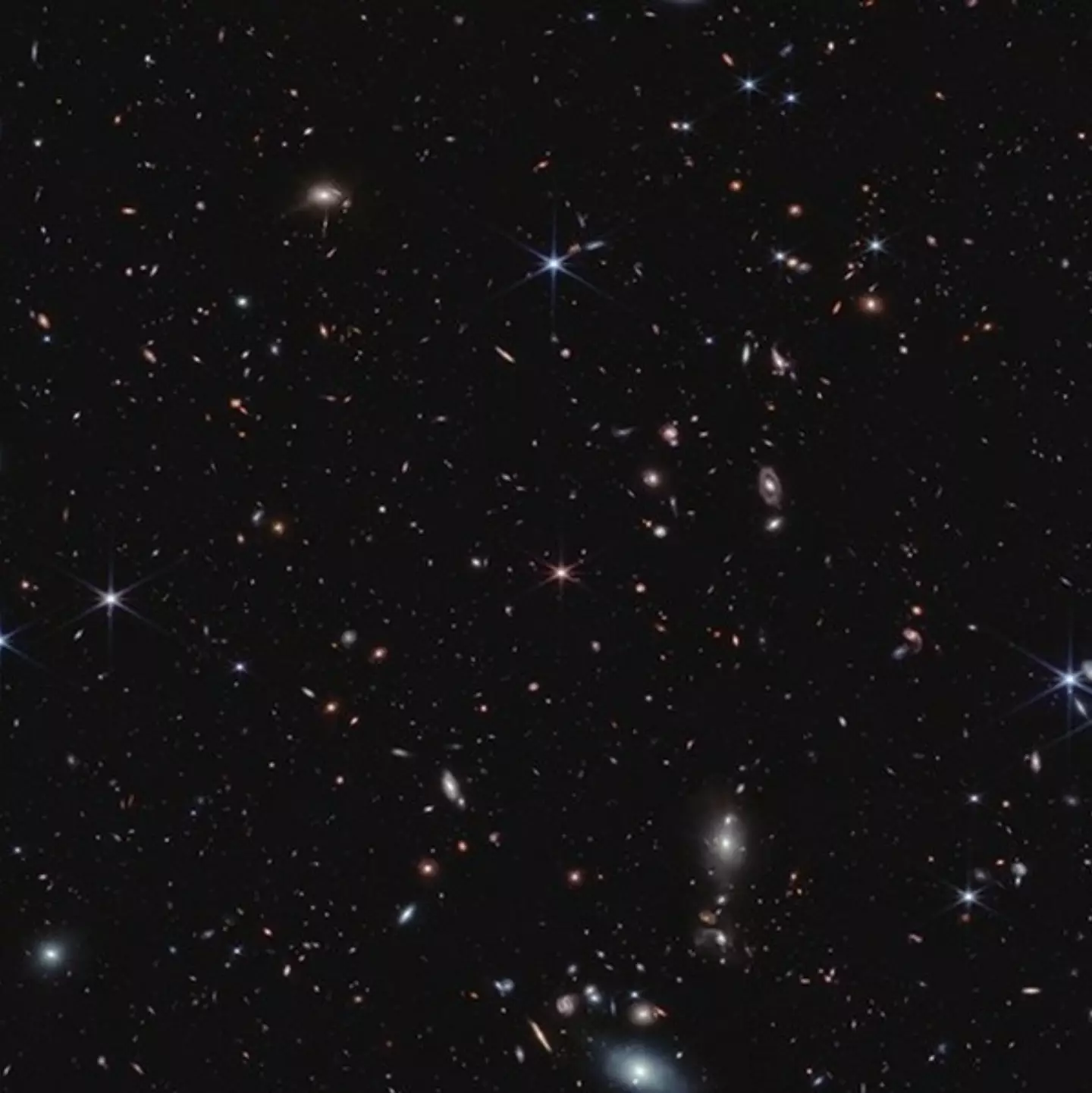An image from the James Webb Telescope.