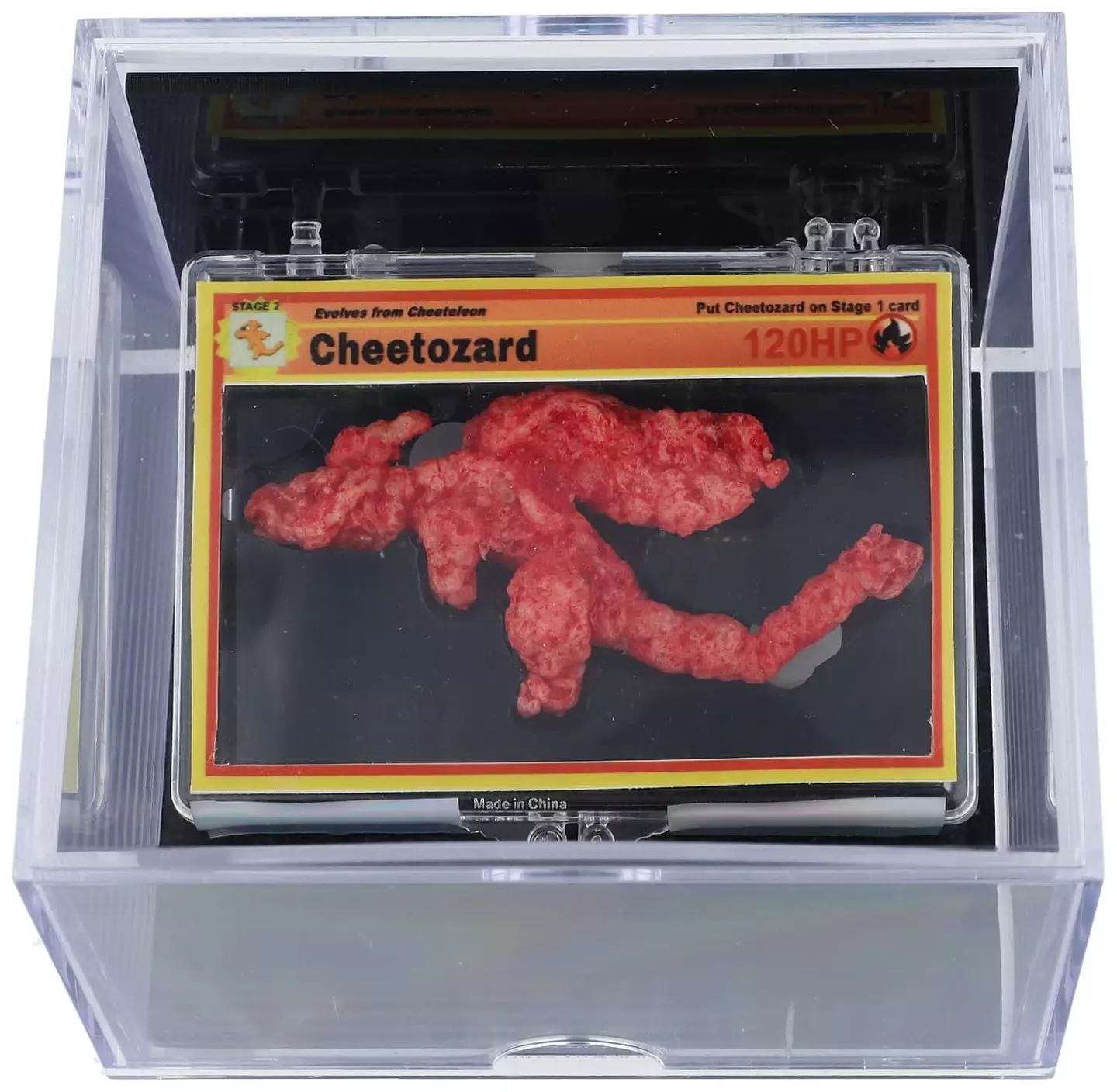 Bidding for 'Cheetozard' started at just $250 but soon snowballed (Goldin Auctions)